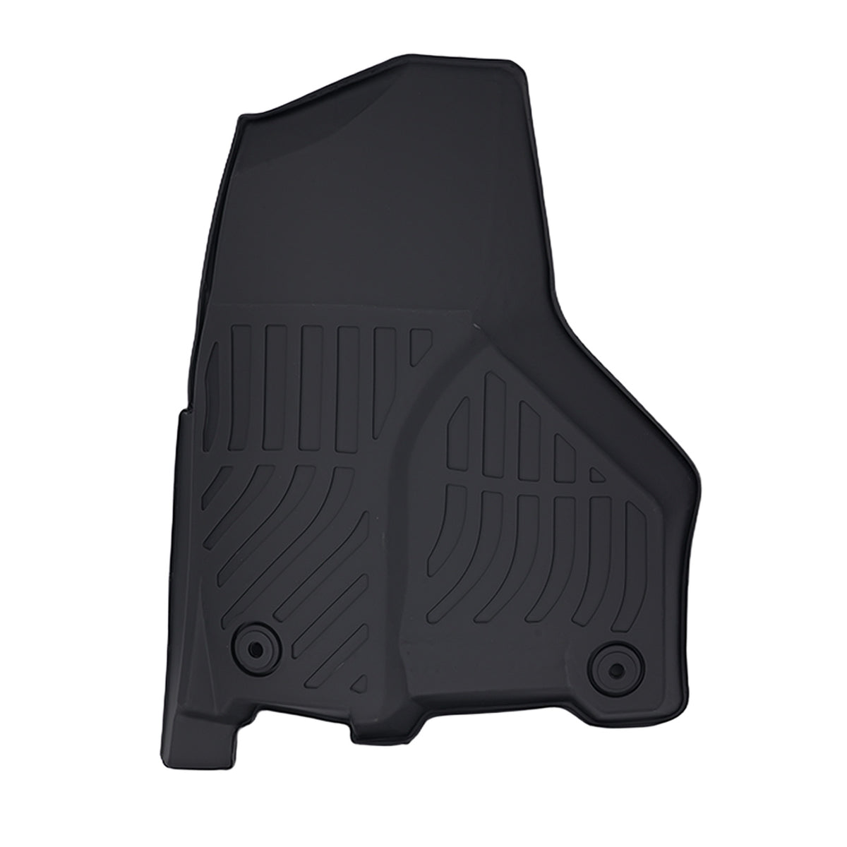 Black Floor Mat Set compatible For Dodge Ram 1500 Classic Quad Cab 2019-2023 TPE Car Carpet