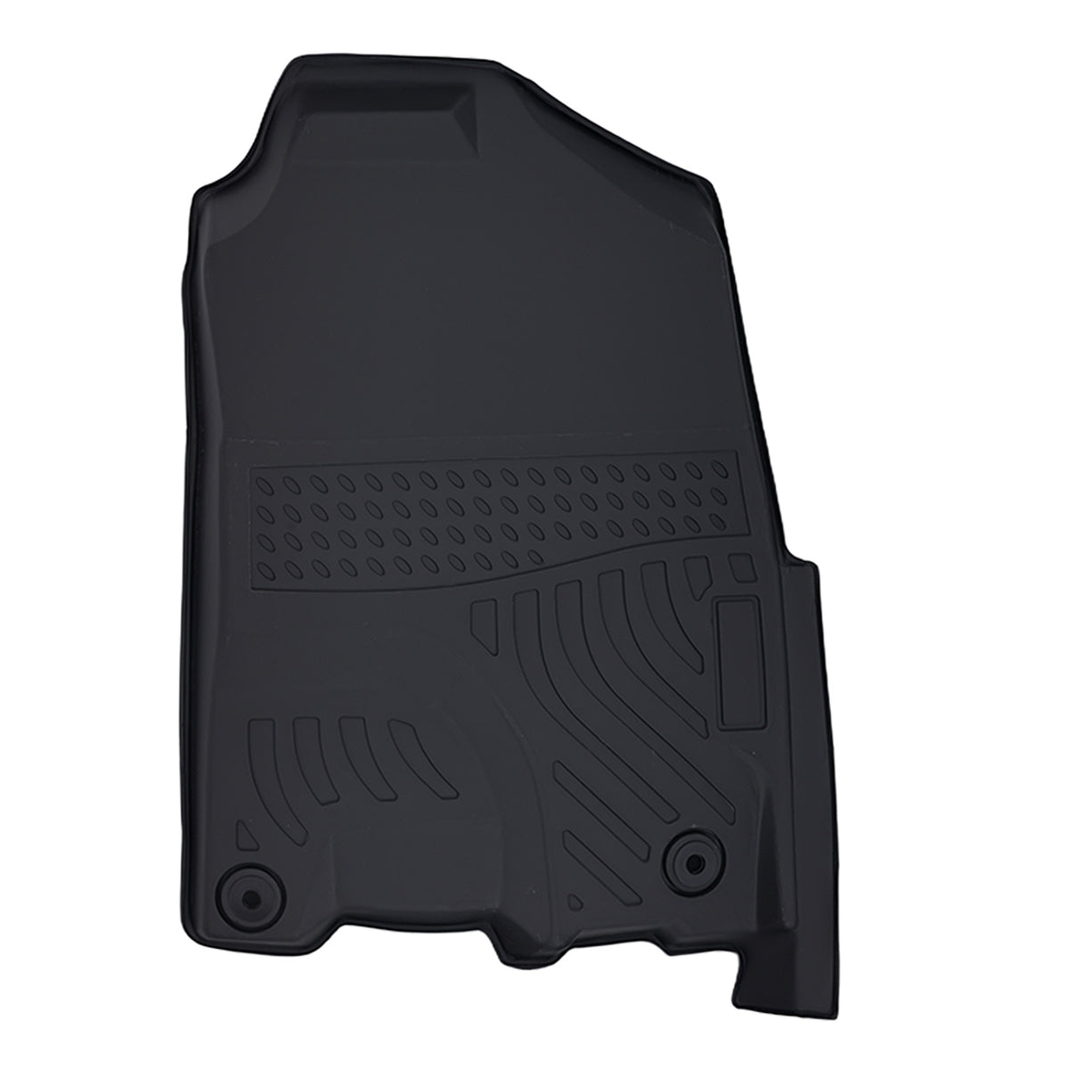 Black Floor Mat Set compatible For Dodge Ram 1500 Classic Quad Cab 2019-2023 TPE Car Carpet