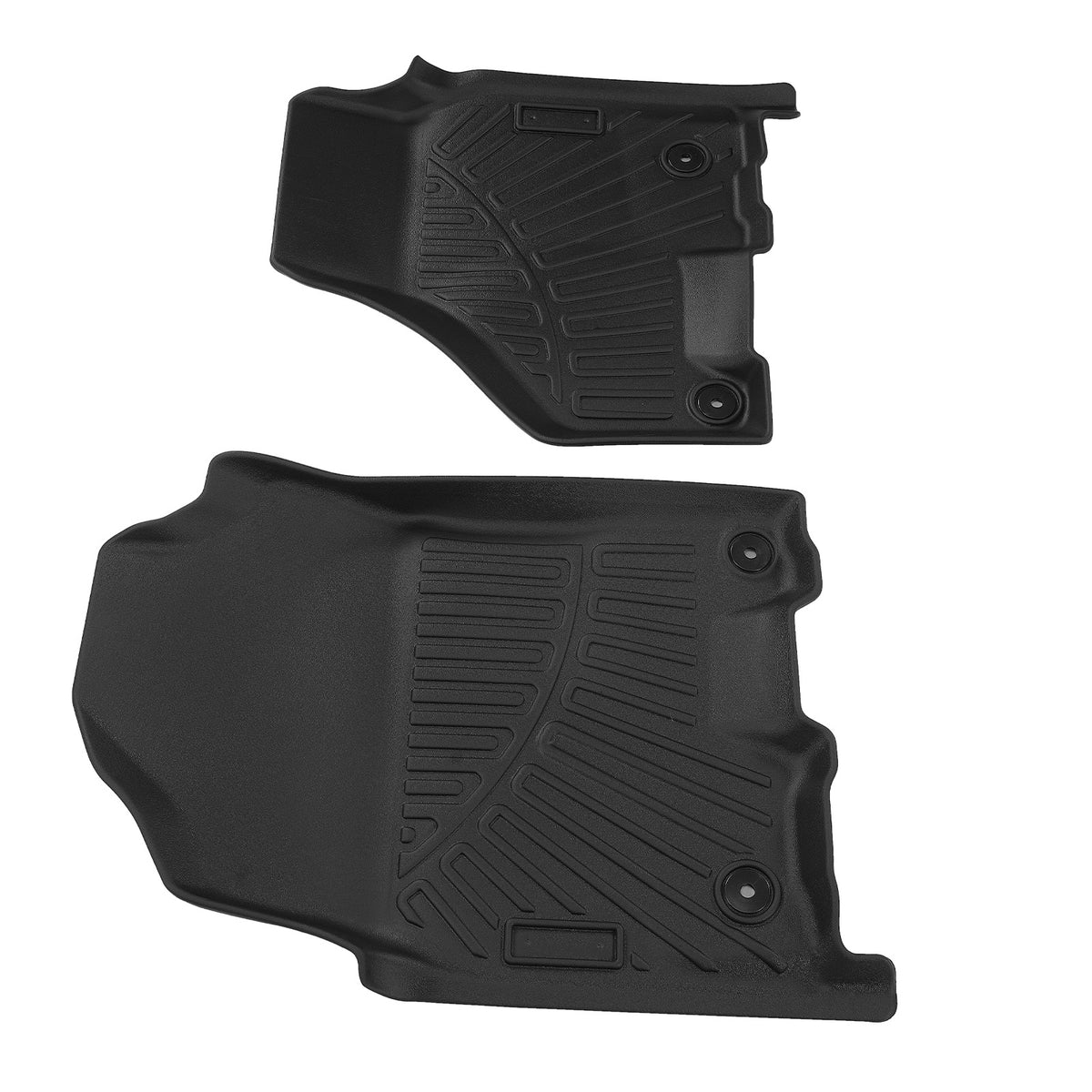 3x Floor Liner Mat compatible For Dodge Ram 1500 Classic Crew Cab 2019-2024 Rubber TPE
