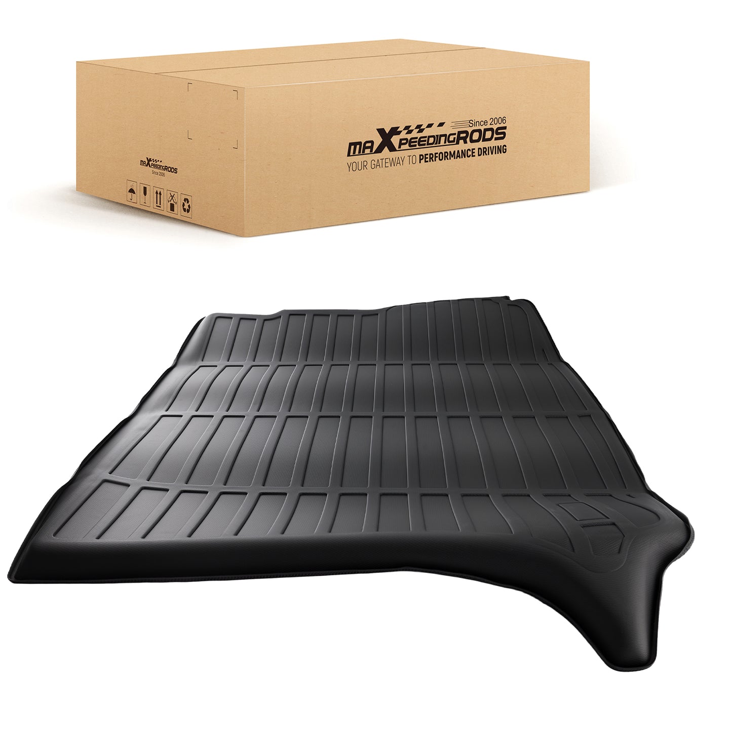 All- Weather Cargo Mat compatible For Buick Envision 2021-2024 Black TPE Easy Clean