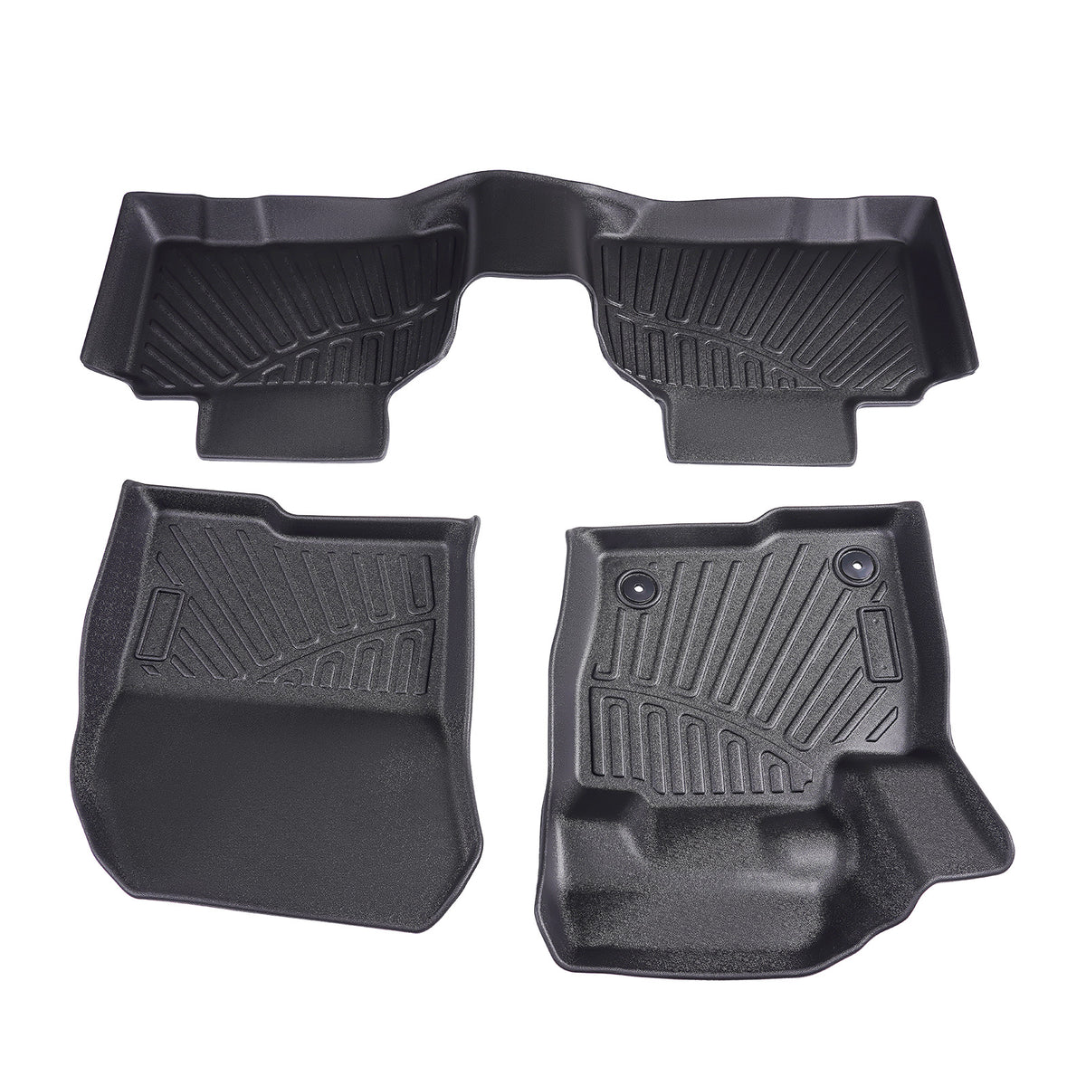 3pcs FrontRear All  Weather TPE 3D Liners compatible For Ford Edge 2015 2016 2017-2024