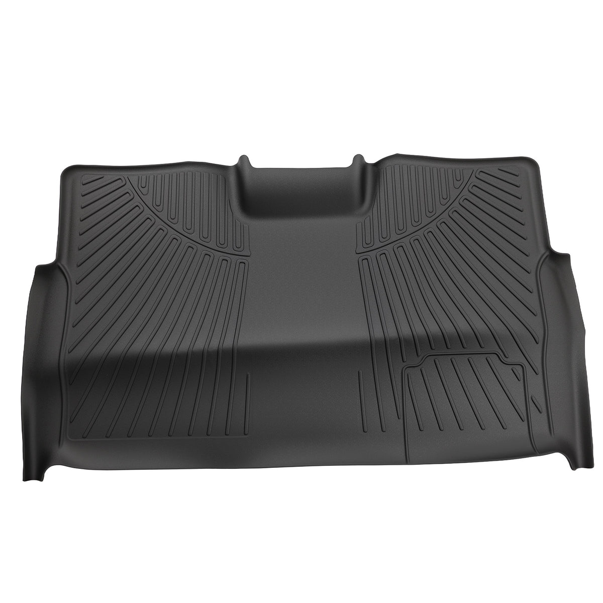 3-Piece Floor Mats Set compatible For Ford F-150 SuperCrew Cab 2010-2014 Black TPE