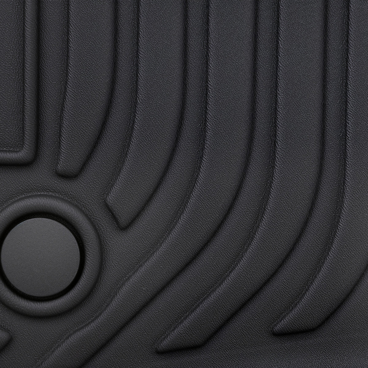 Black Floor Mats Set compatible For Ford F-250 F-350 F-450 2012-2016 All  Weather TPE