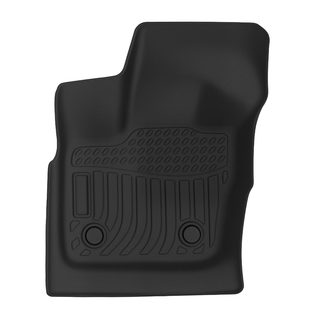 All- Weather Floor Liners compatible For Ford Fusion compatible For Lincoln MKZ 2017-2020  Black TPE Car Mat