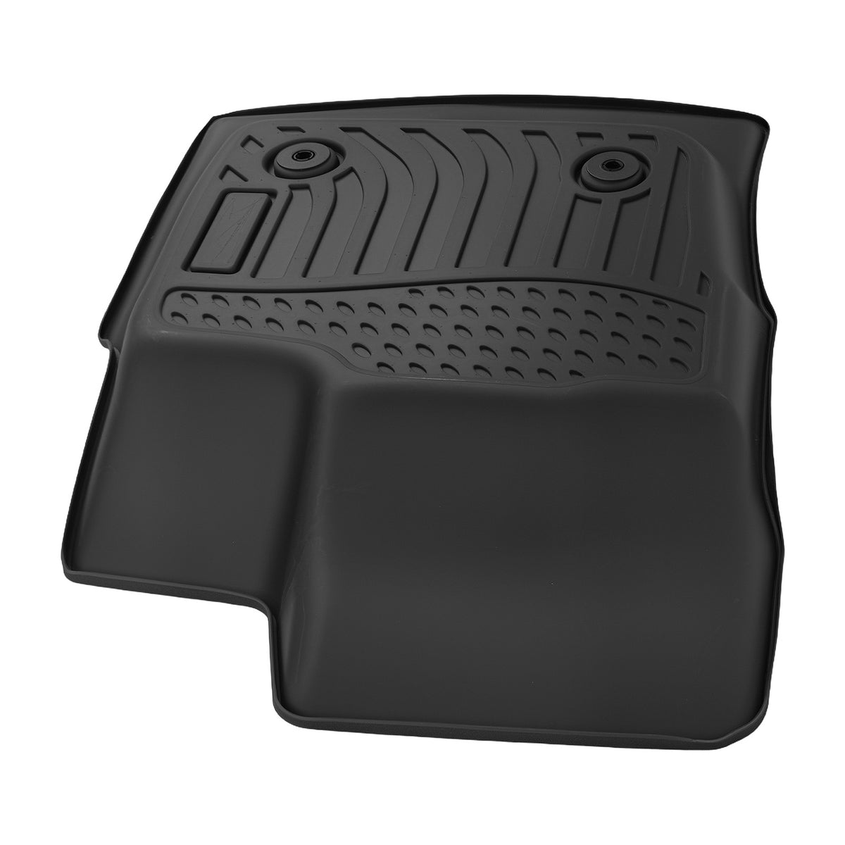 All- Weather Floor Liners compatible For Ford Fusion compatible For Lincoln MKZ 2017-2020  Black TPE Car Mat