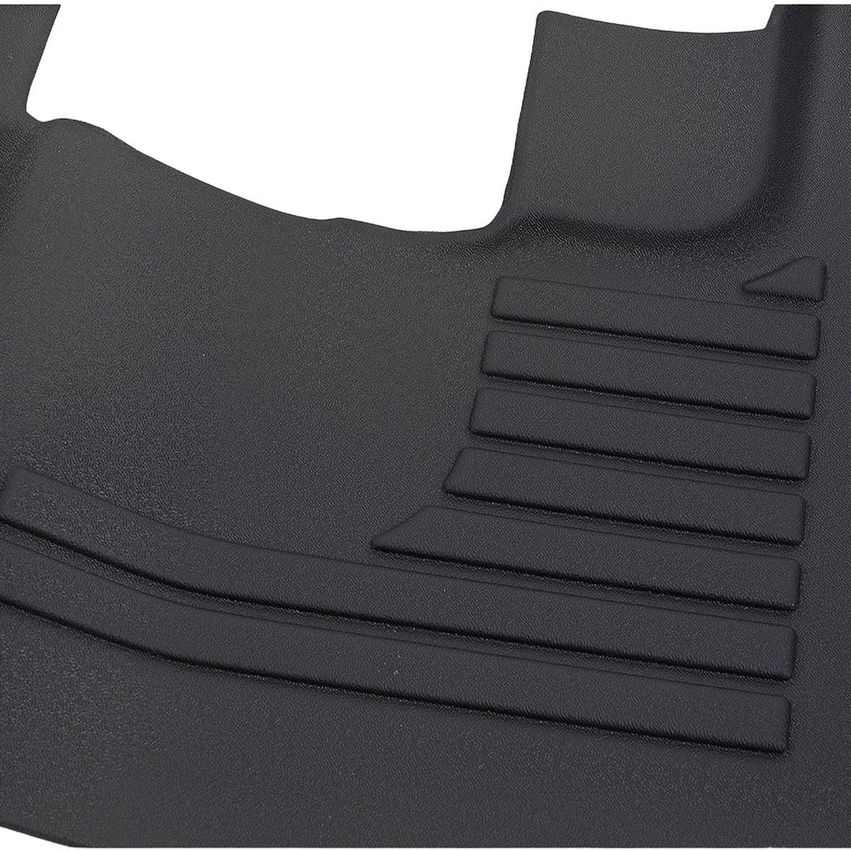 All- Weather Floor Mats compatible For Honda CR-V 2007-2011 Black TPE Car Carpet Full Set