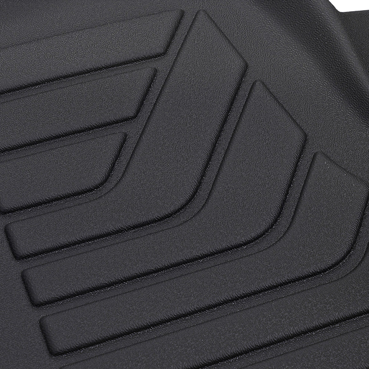 All- Weather Floor Mats compatible For Honda CR-V 2007-2011 Black TPE Car Carpet Full Set
