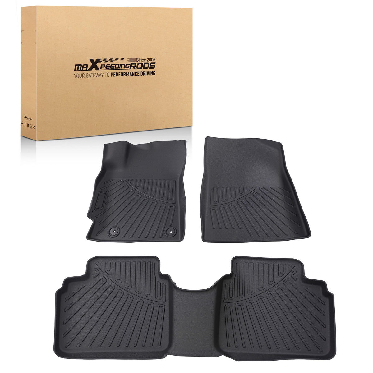 Carpet Floor Mats compatible For Hyundai Elantra 2021-2023 N TPE Rubber Floor Liners