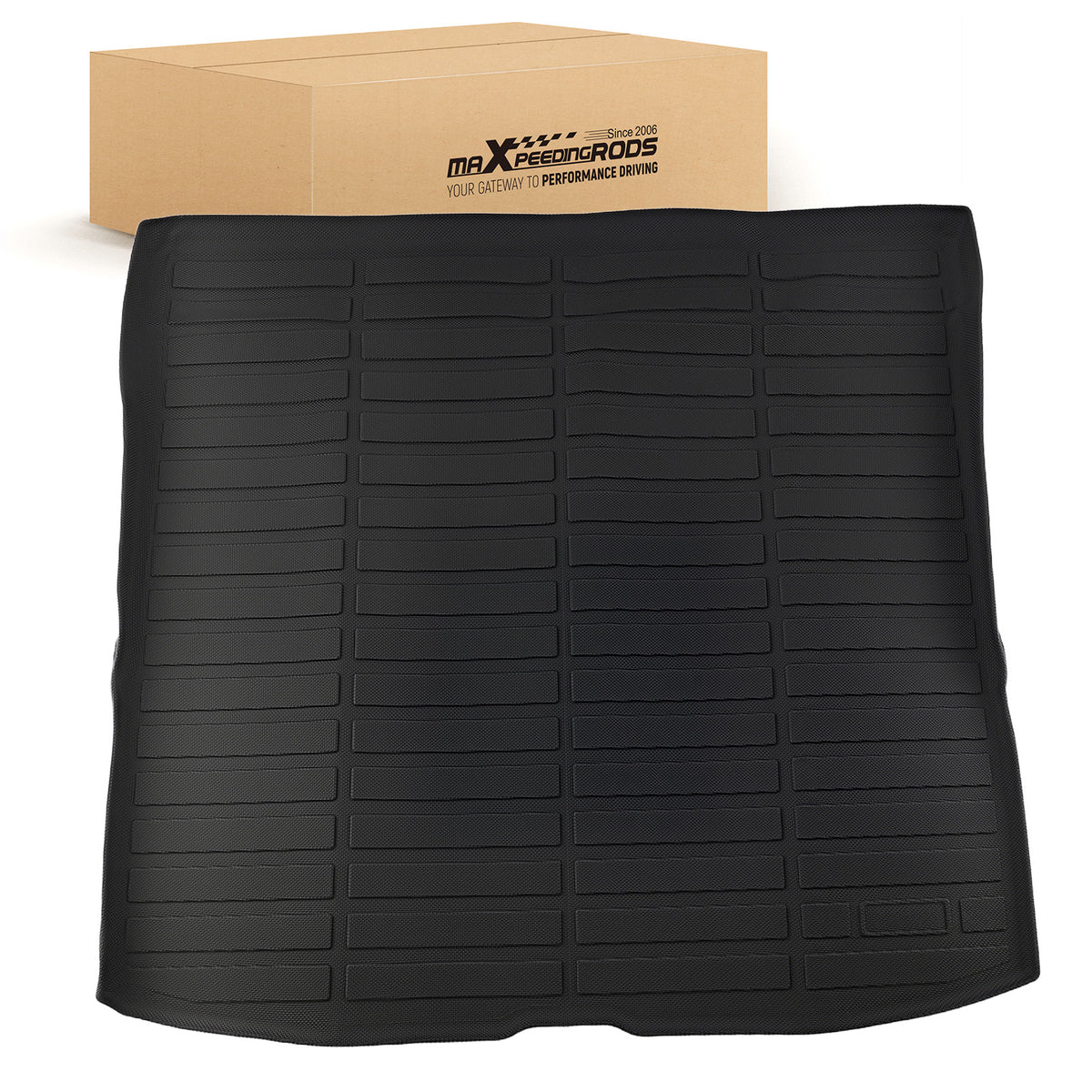All- Weather Cargo Liner compatible For Honda Passport 2019-2024 TPE Rear Trunk Mat Black