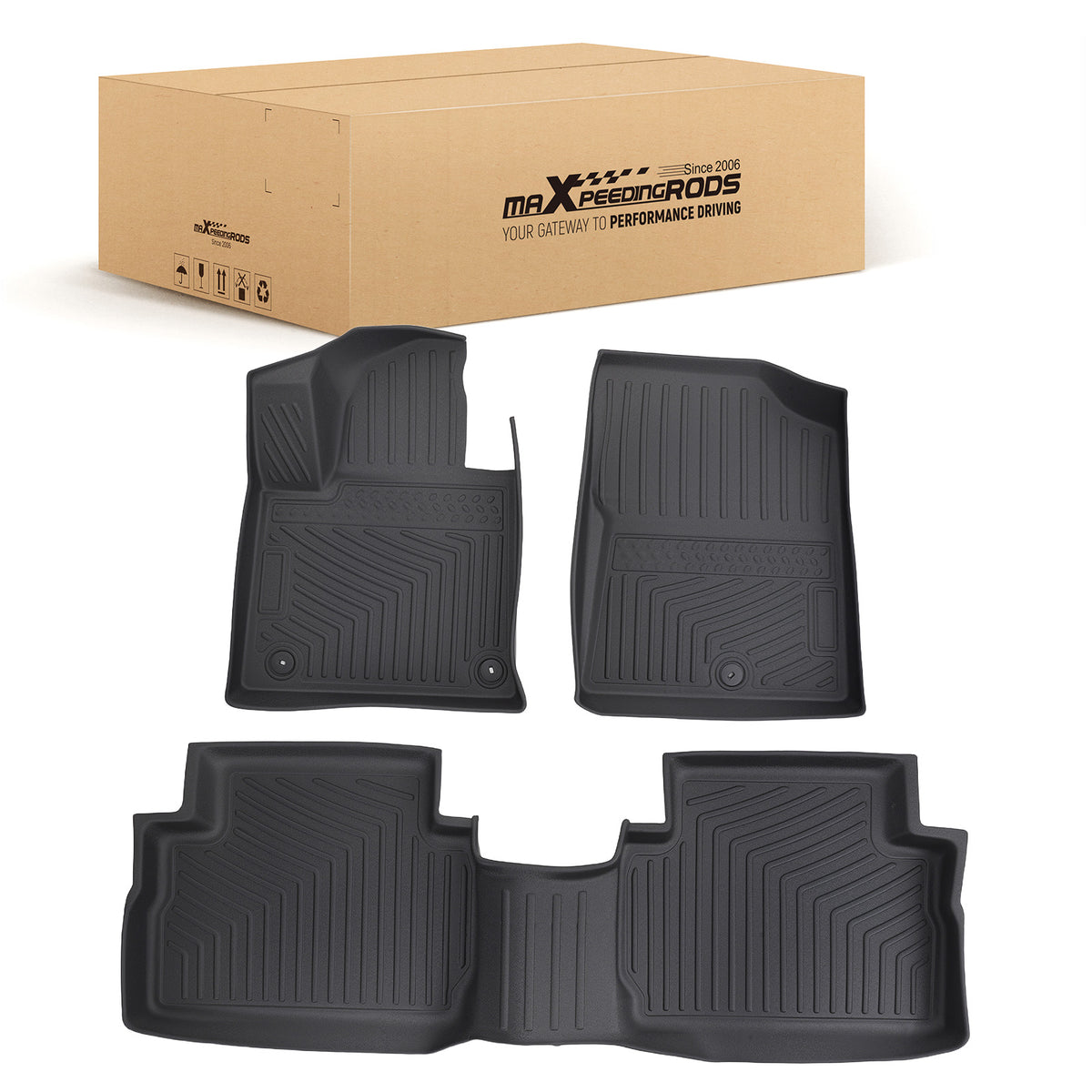 Floor Mats Liner compatible For Hyundai Santa Fe 5 compatible For Seat 2021-2023 Waterproof Car Carpet