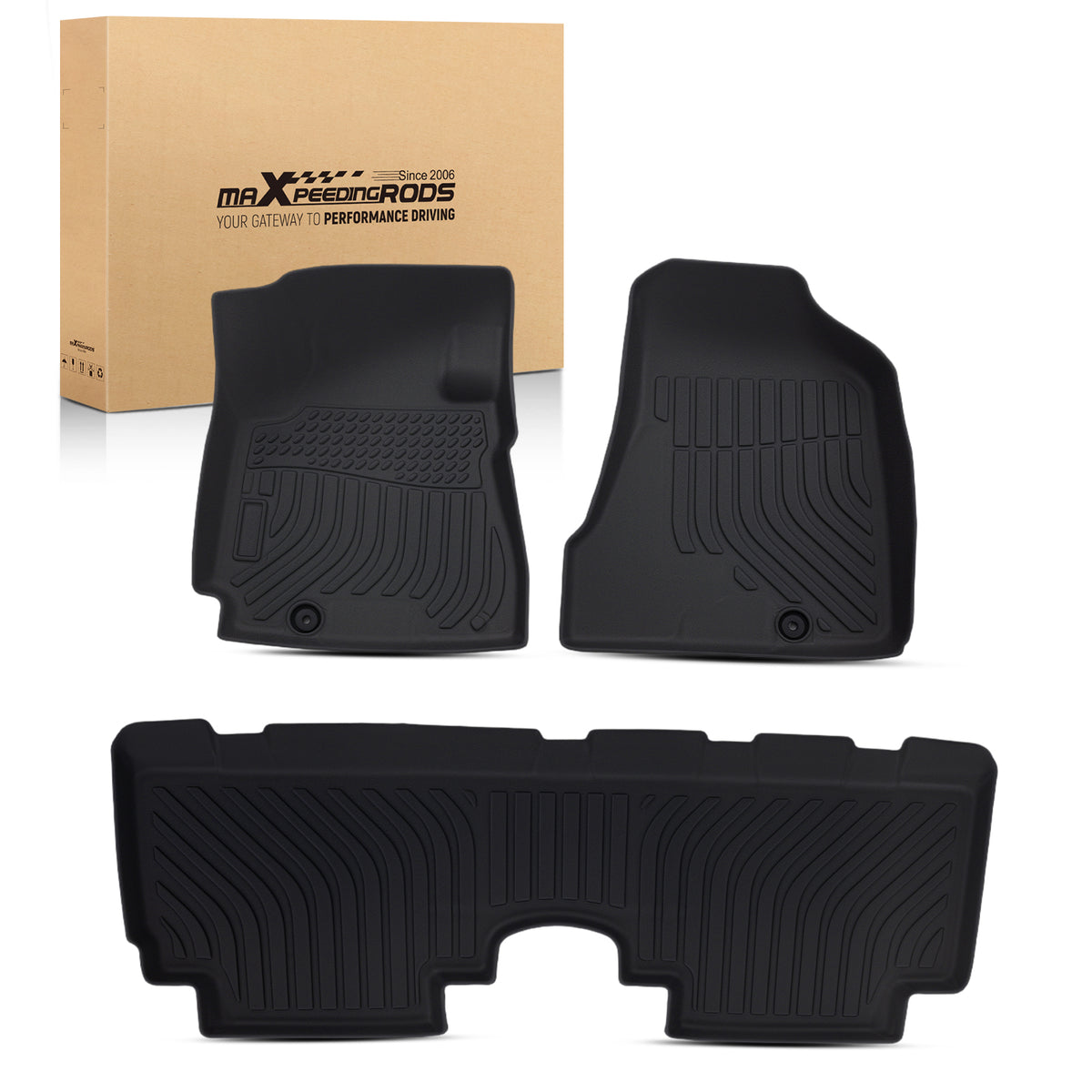 All- Weather Carpet Floor Mats compatible For Hyundai Tucson 2004-2009 Anti-Slip TPE