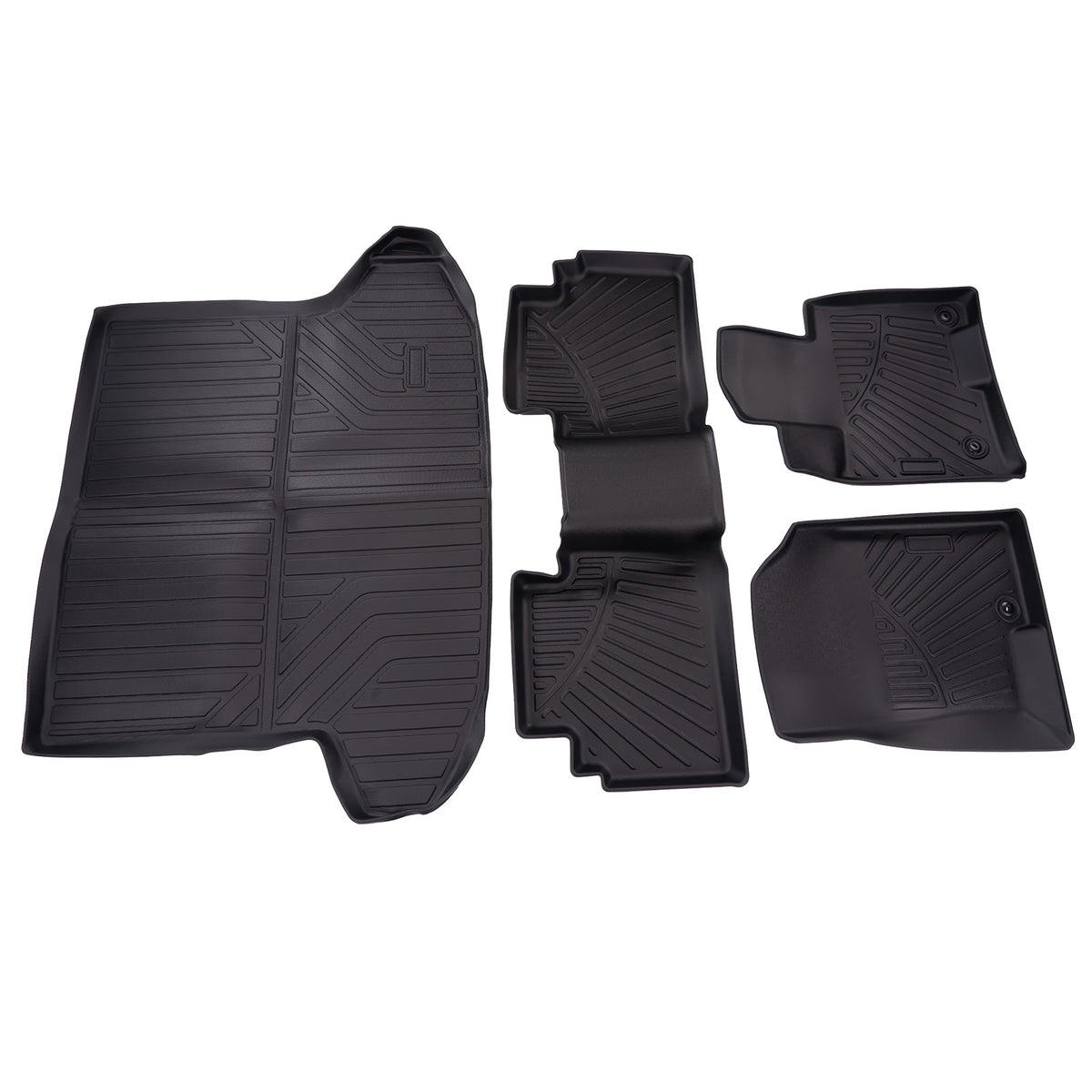 3D Floor MatsCargo Liner Full Cover compatible For Hyundai Tucson 2022-2024 Rubber TPE