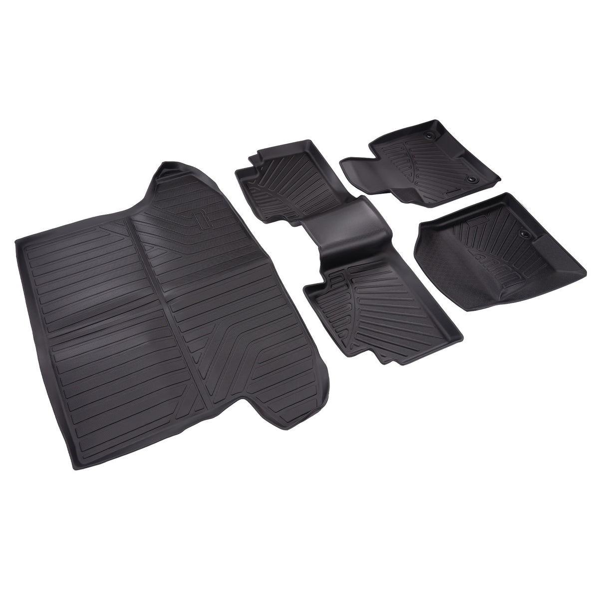 3D Floor MatsCargo Liner Full Cover compatible For Hyundai Tucson 2022-2024 Rubber TPE