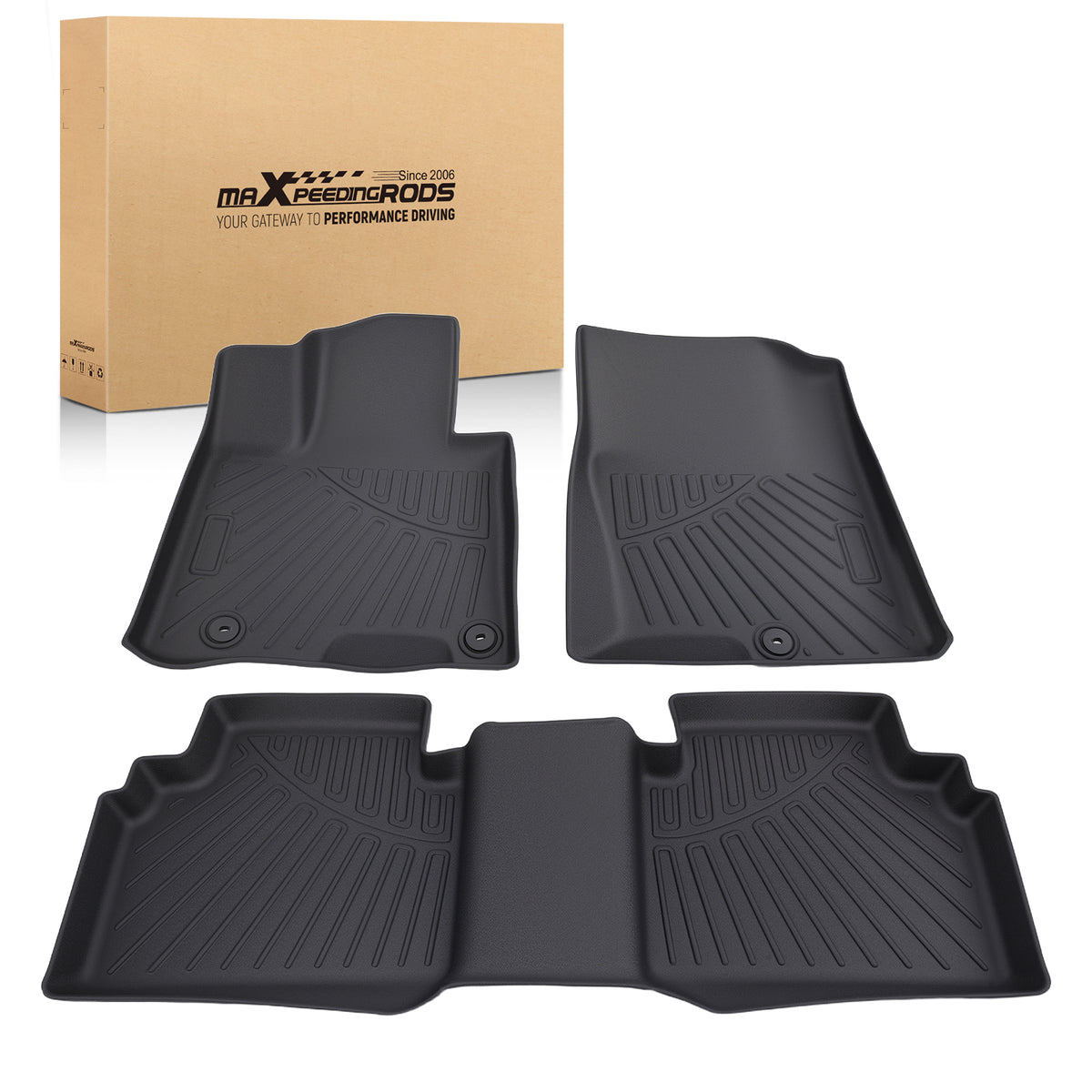 All- Weather Floor Mats compatible For Hyundai Tucson 2022-2025 TPE Custom Fit Car Carpet