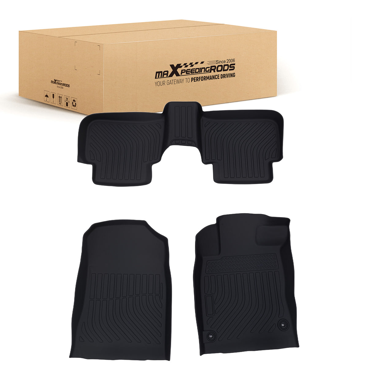 All- Weather Floor Mats compatible For Honda Civic/Compatible For Acura Integra 2022-2025 TPE Car Mat