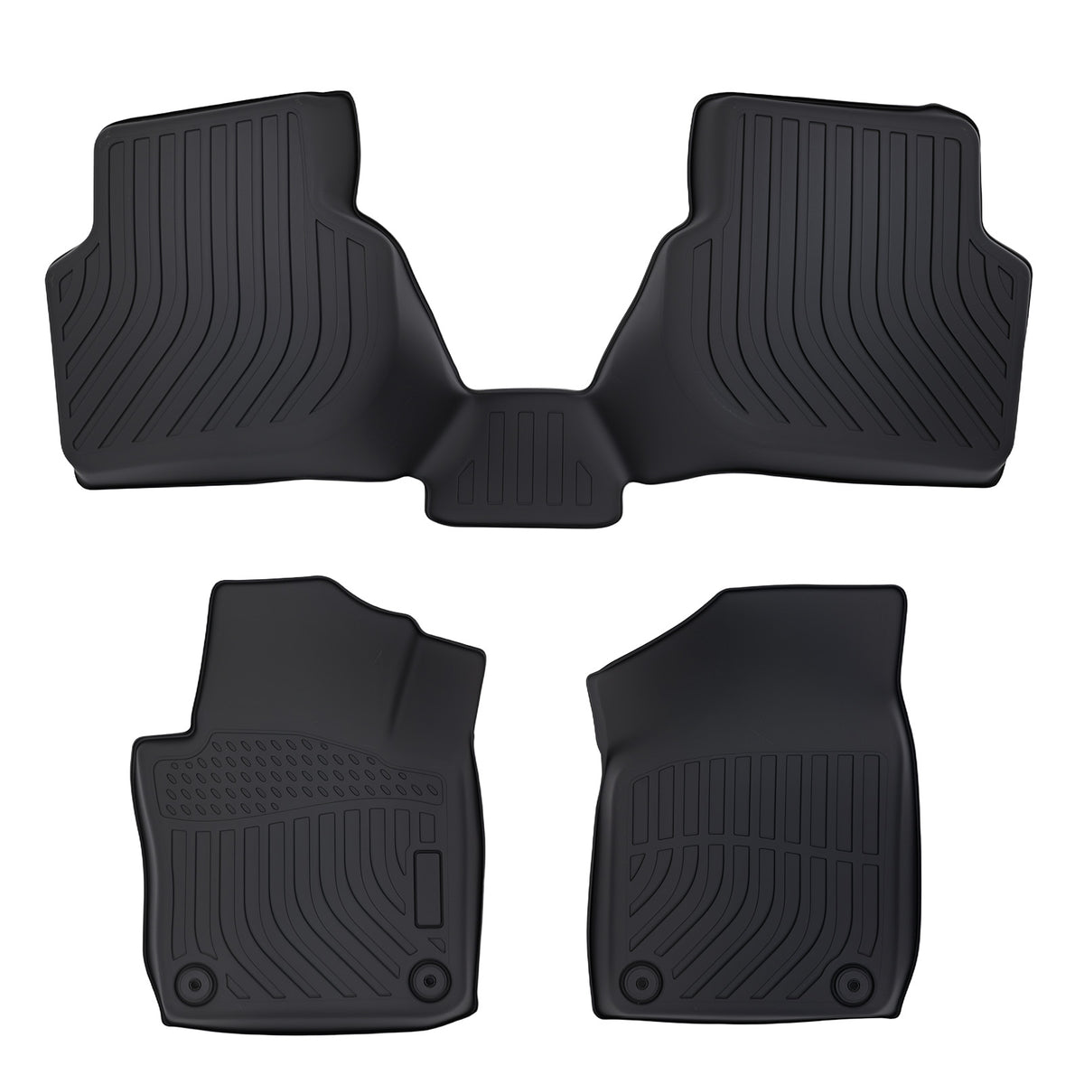 All- Weather Carpet Floor Mats compatible For Volkswagen Jetta 2011-2018 TPE Anti-Slip
