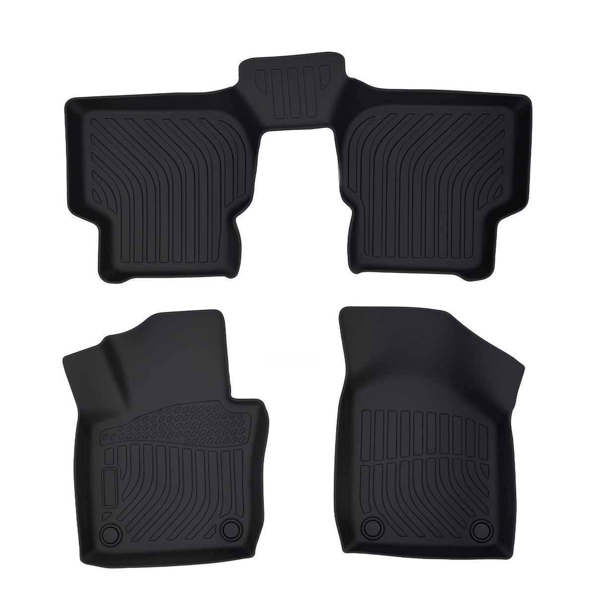 All- Weather Carpet Floor Mats compatible For Volkswagen Jetta 2011-2018 TPE Anti-Slip