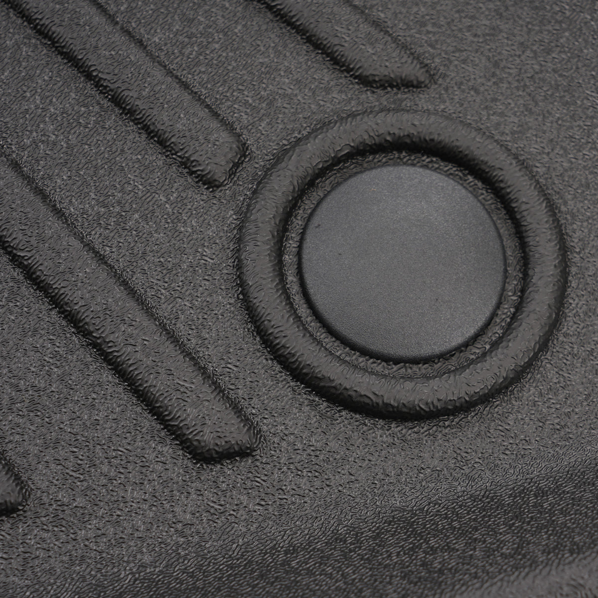 3-Piece Floor Mat Set compatible For Dodge Durango Grand Cherokee 2016-2024 Black TPE