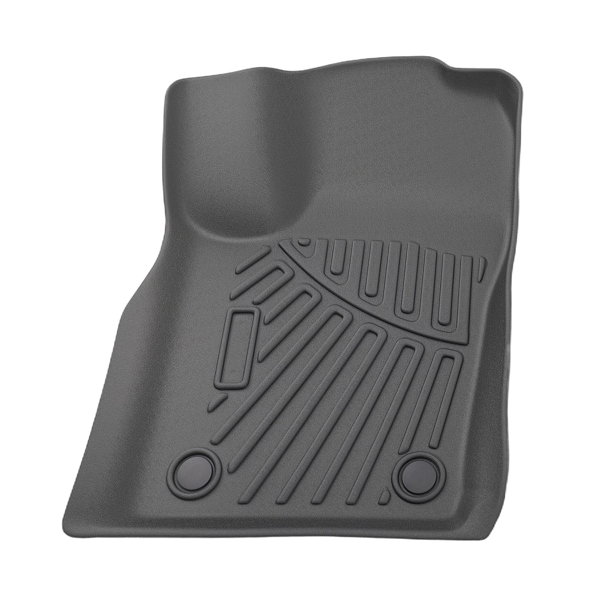 3-Piece Floor Mat Set compatible For Dodge Durango Grand Cherokee 2016-2024 Black TPE