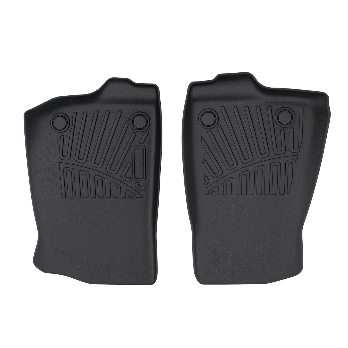 3Pcs Floor Mats compatible For Jeep Wrangler JL 4-Door 18-2024 TPE Floor Liners All  Weather