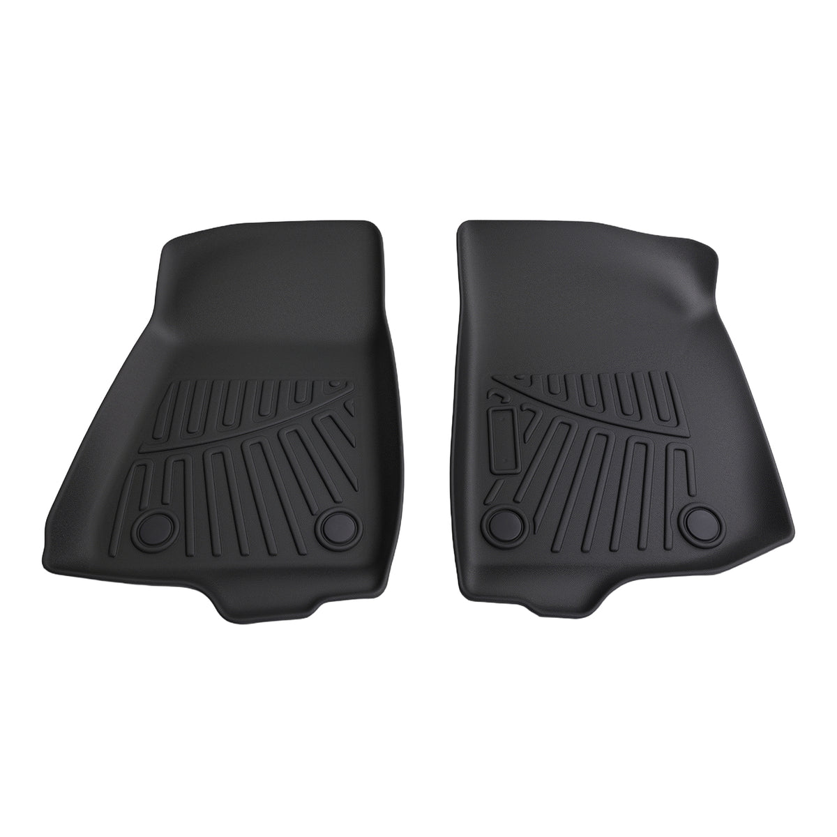3Pcs Floor Mats compatible For Jeep Wrangler JL 4-Door 18-2024 TPE Floor Liners All  Weather