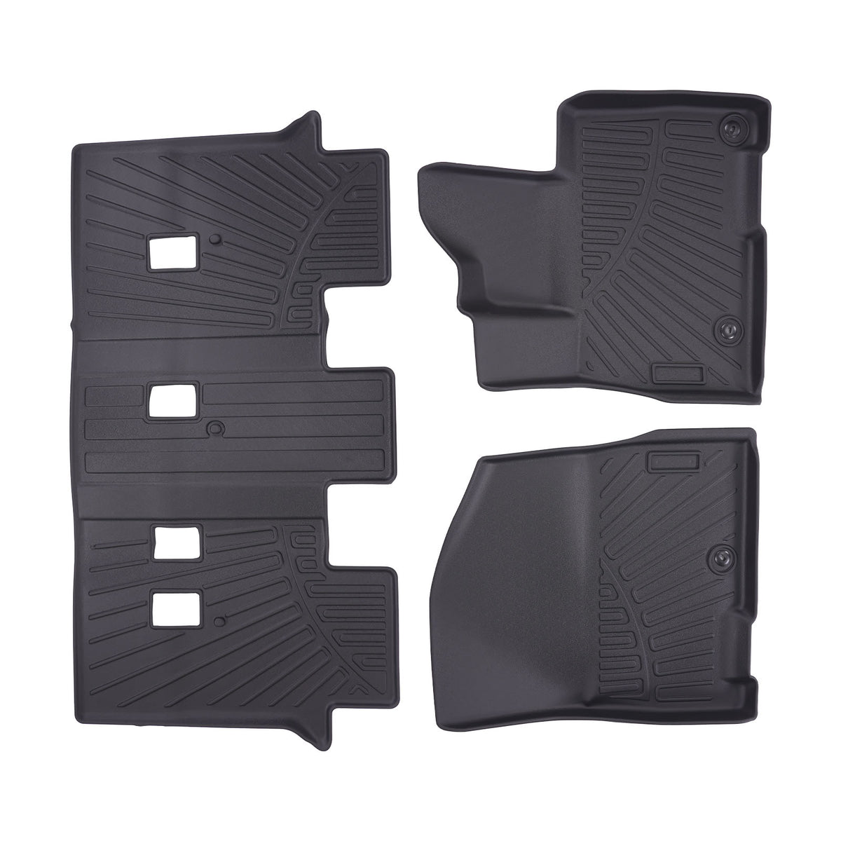 3 Row Floor Mats Liner compatible For Kia Carnival MPV 8 Seats Models 2022-2024 All  Weather