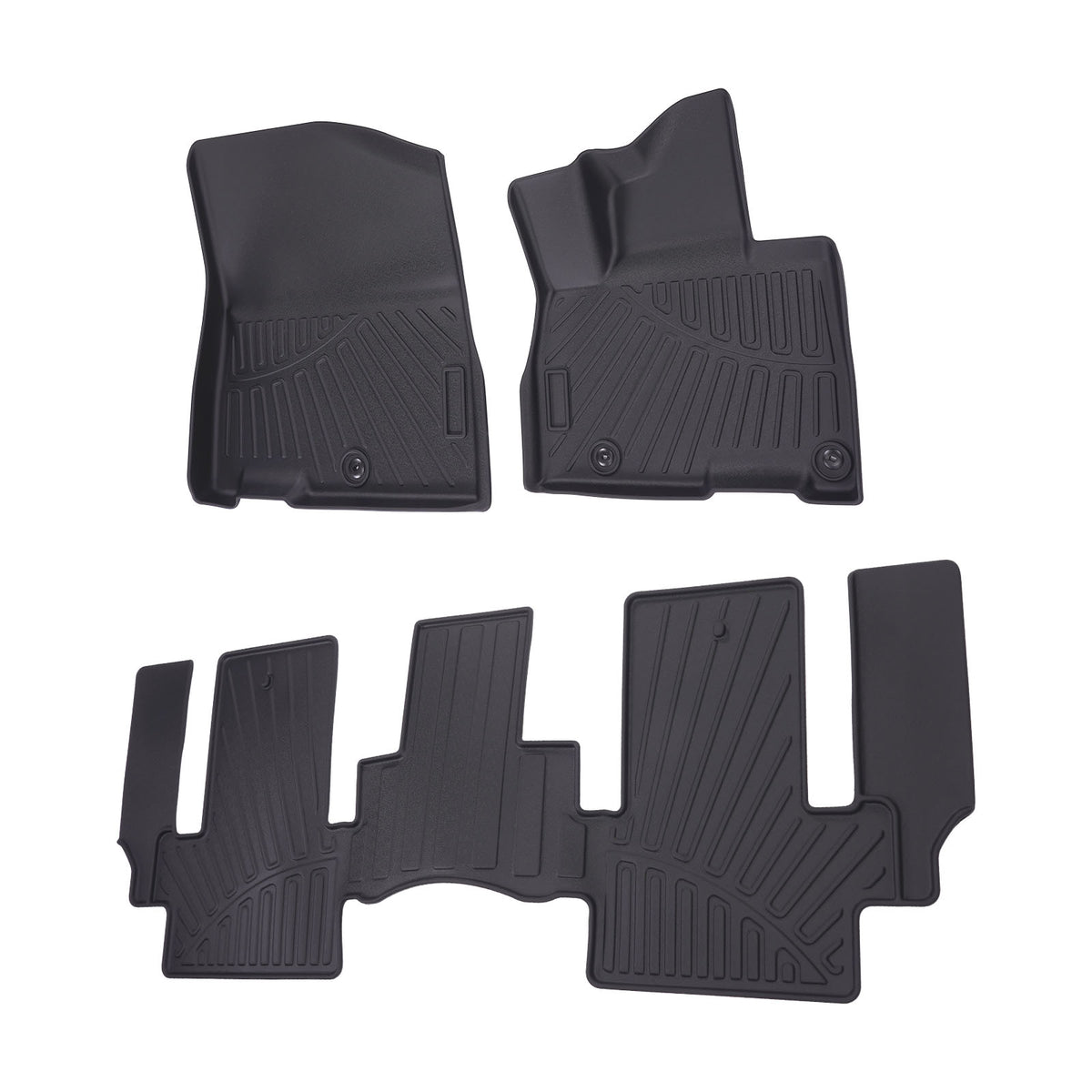 3 Row Floor Mats Liner compatible For Kia Carnival MPV 8 Seats Models 2022-2024 All  Weather