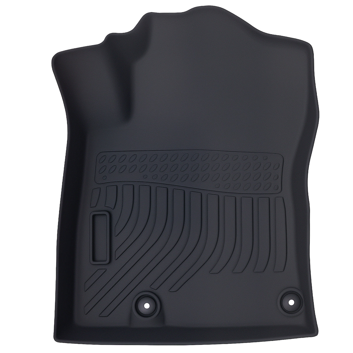 All- Weather Black Floor Mats compatible For Kia Niro 2023-2024 TPE Rubber Waterproof
