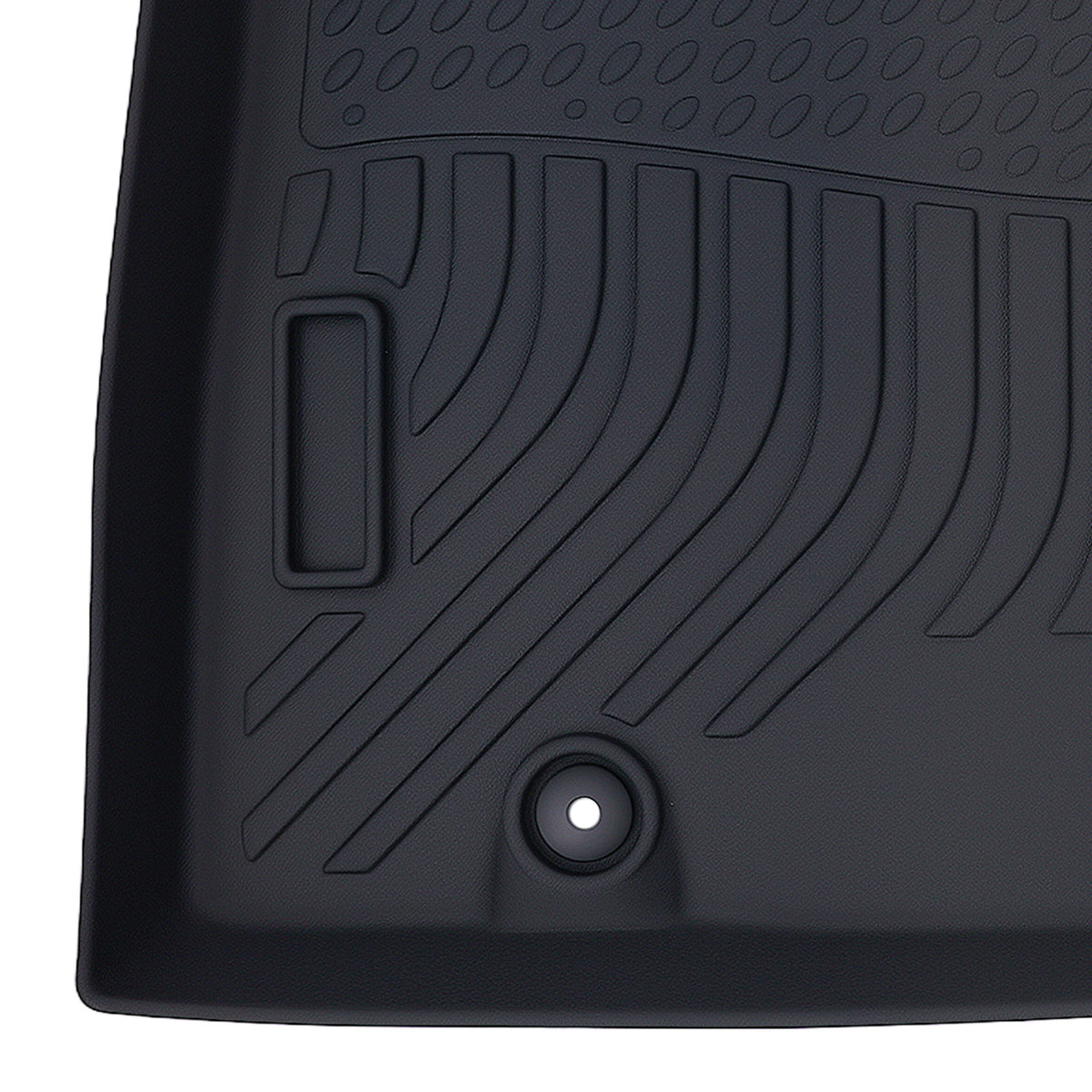 All- Weather Black Floor Mats compatible For Kia Niro 2023-2024 TPE Rubber Waterproof