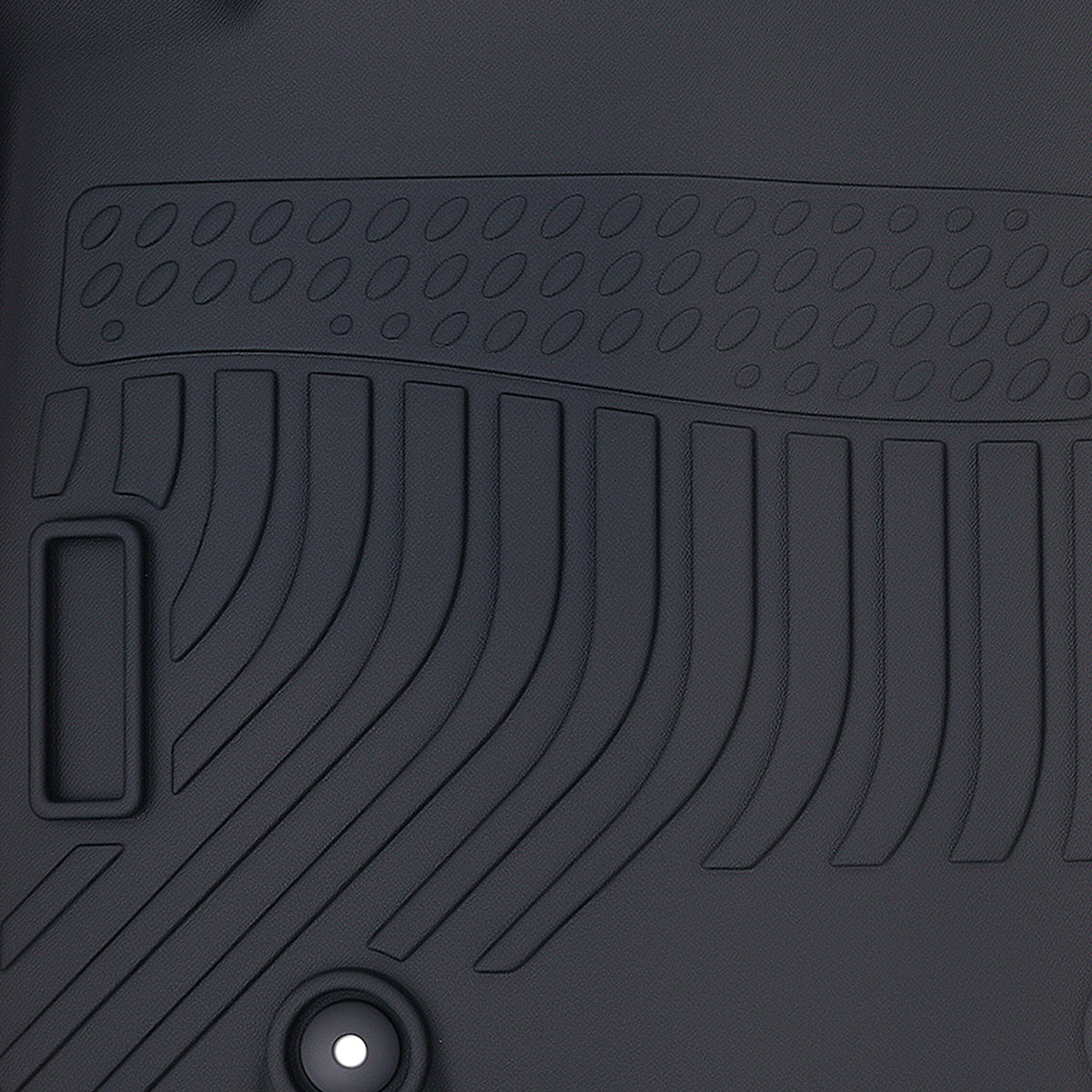 All- Weather Black Floor Mats compatible For Kia Niro 2023-2024 TPE Rubber Waterproof