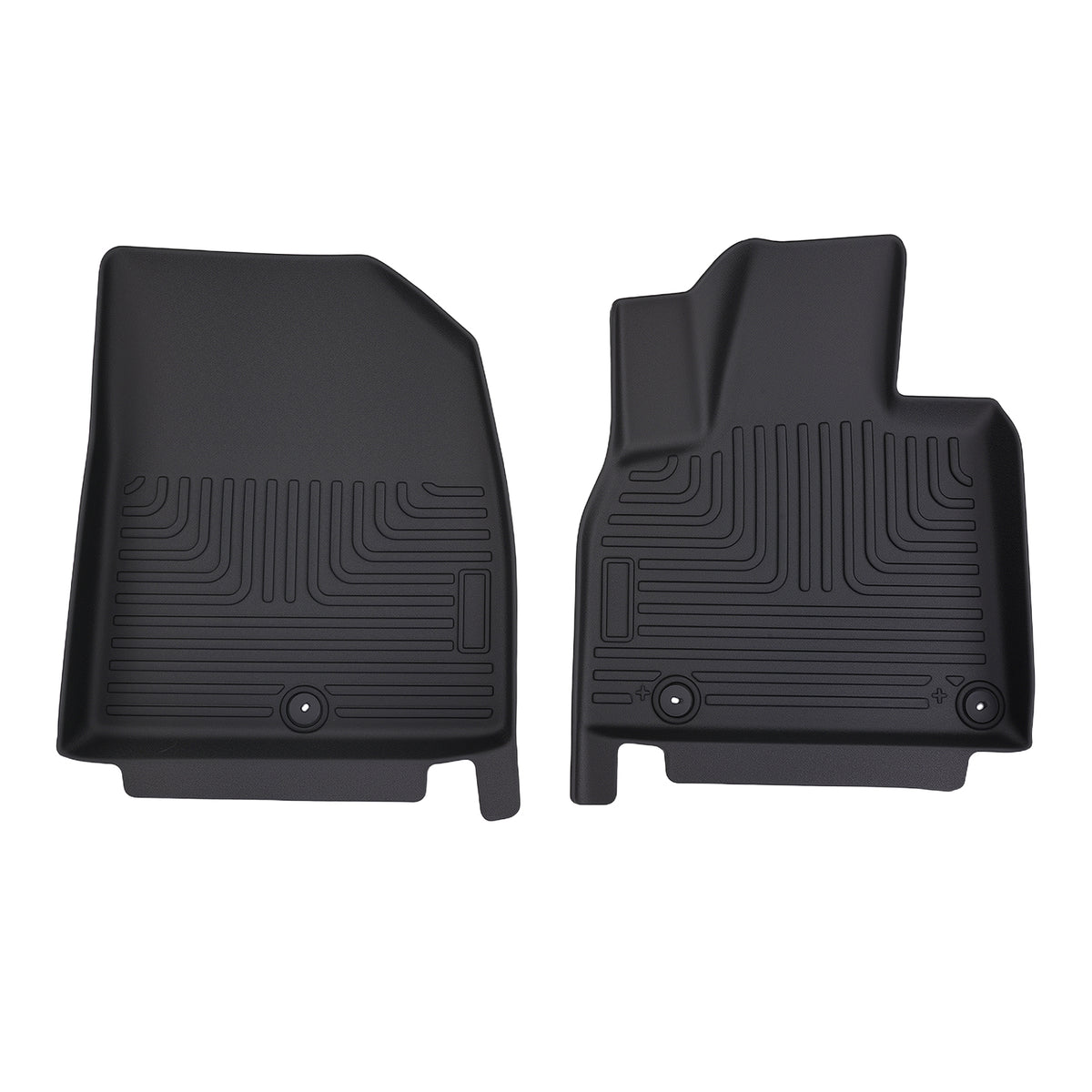 3-Row Floor Mats Liner compatible For Kia Telluride 2020-2025 TPE Rubber Black All  Weather