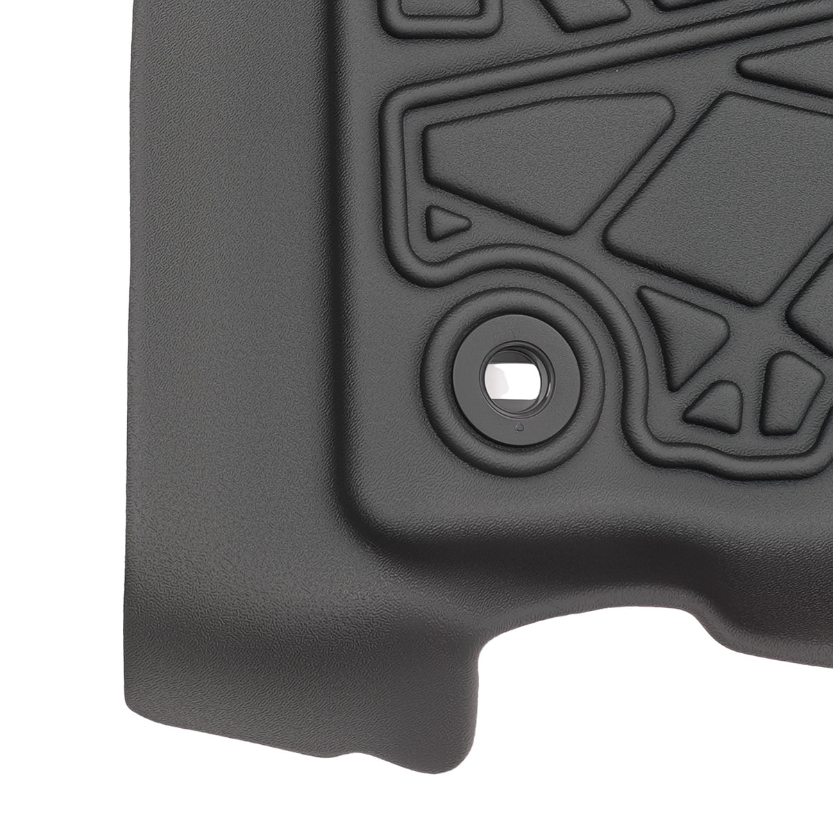 3-Piece Floor Mats compatible For Toyota 4Runner 13-24 compatible For Lexus GX460 Black TPE All  Weather