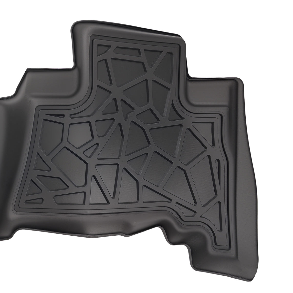 3-Piece Floor Mats compatible For Toyota 4Runner 13-24 compatible For Lexus GX460 Black TPE All  Weather
