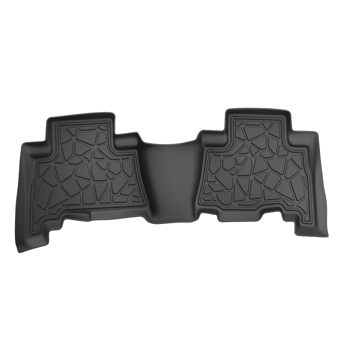 3-Piece Floor Mats compatible For Toyota 4Runner 13-24 compatible For Lexus GX460 Black TPE All  Weather