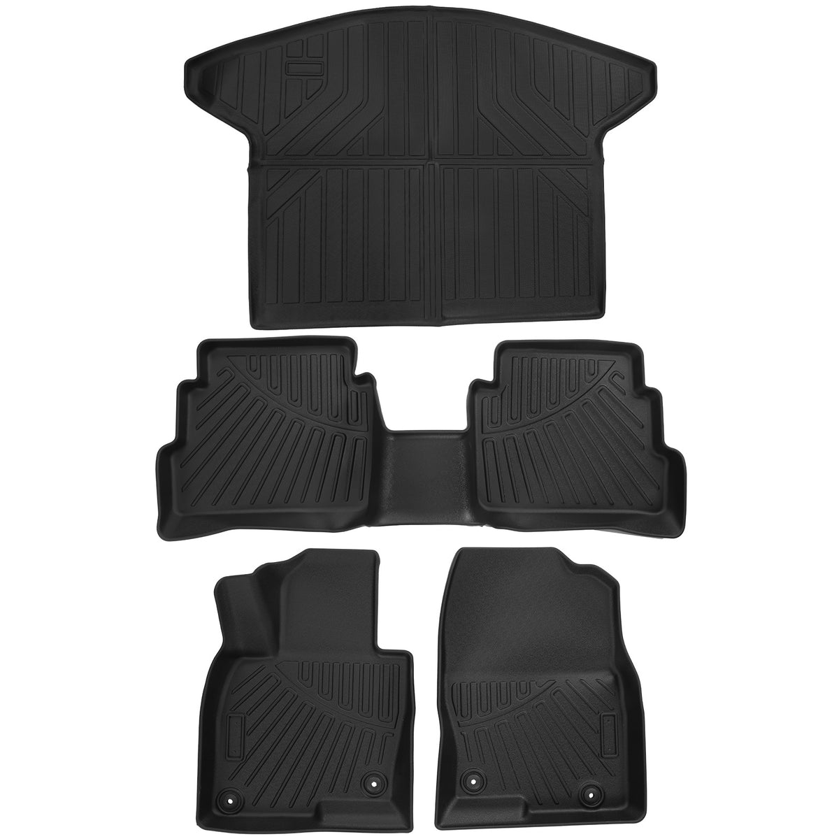 Floor Mats Trunk Mats Cargo Liners compatible For Mazda CX-5 2017-2024 Rubber TPE