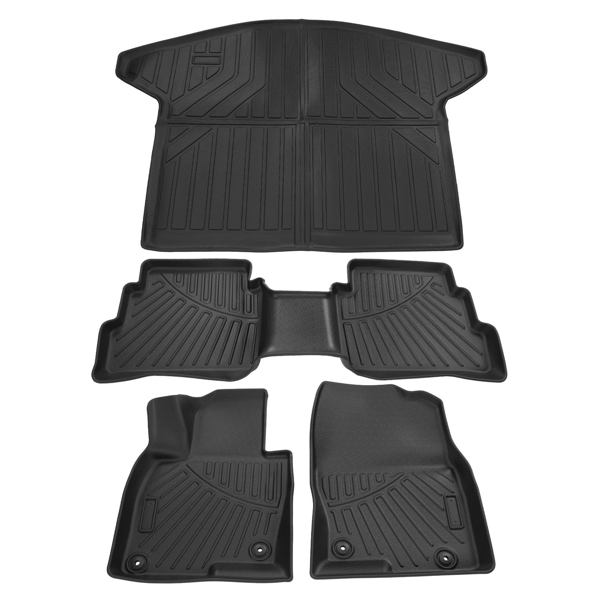 Floor Mats Trunk Mats Cargo Liners compatible For Mazda CX-5 2017-2024 Rubber TPE