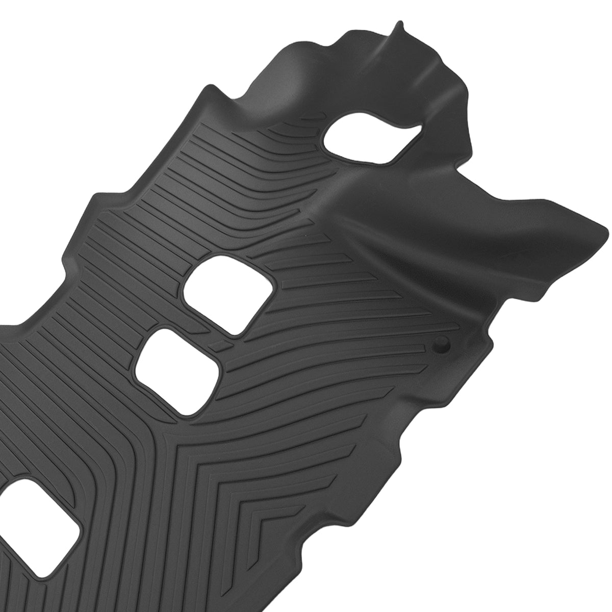 All- Weather Carpet Floor Mats compatible For Infiniti QX80 2019-2022 TPE Rubber Black