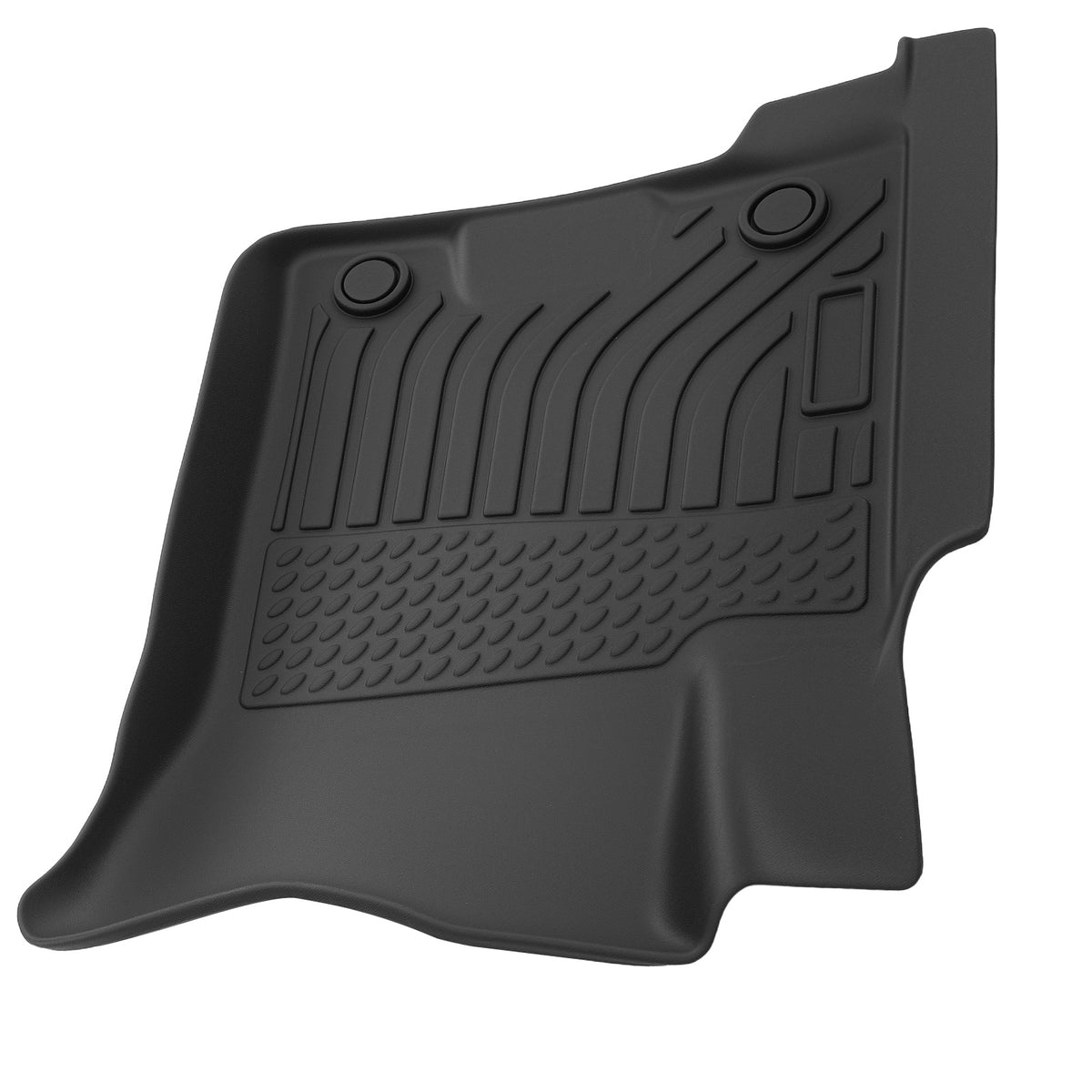 All- Weather Carpet Floor Mats compatible For Infiniti QX80 2019-2022 TPE Rubber Black
