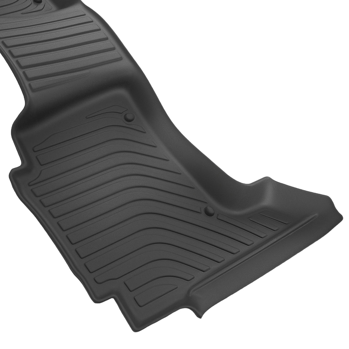 All- Weather Carpet Floor Mats compatible For Infiniti QX80 2019-2022 TPE Rubber Black