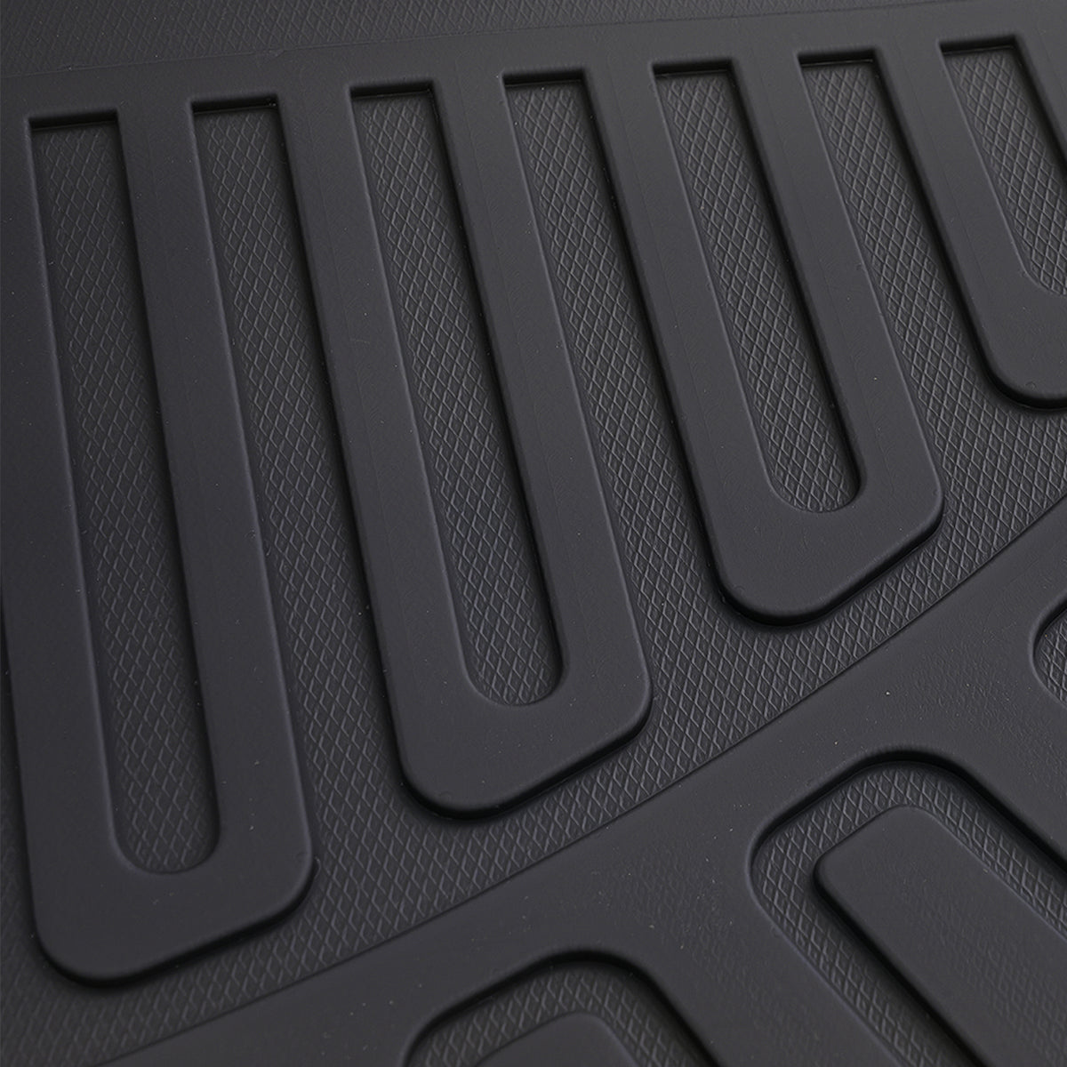 3D Floor Mats compatible For Nissan Pathfinder compatible For Infiniti QX60 JX35 2013-2020  Black TPE Set