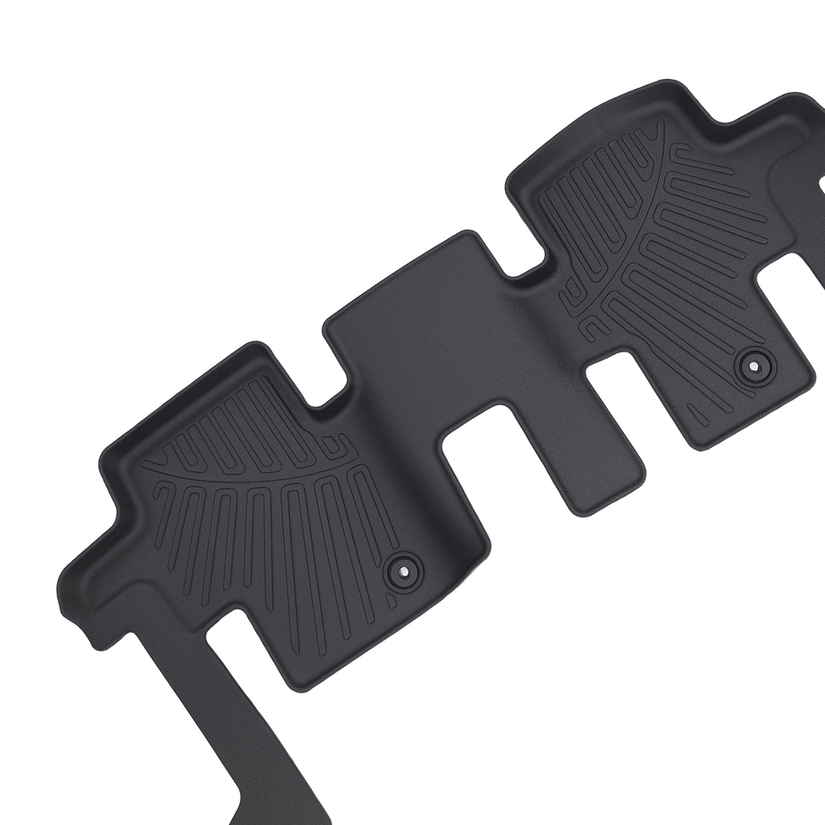 3D Floor Mats compatible For Nissan Pathfinder compatible For Infiniti QX60 JX35 2013-2020  Black TPE Set