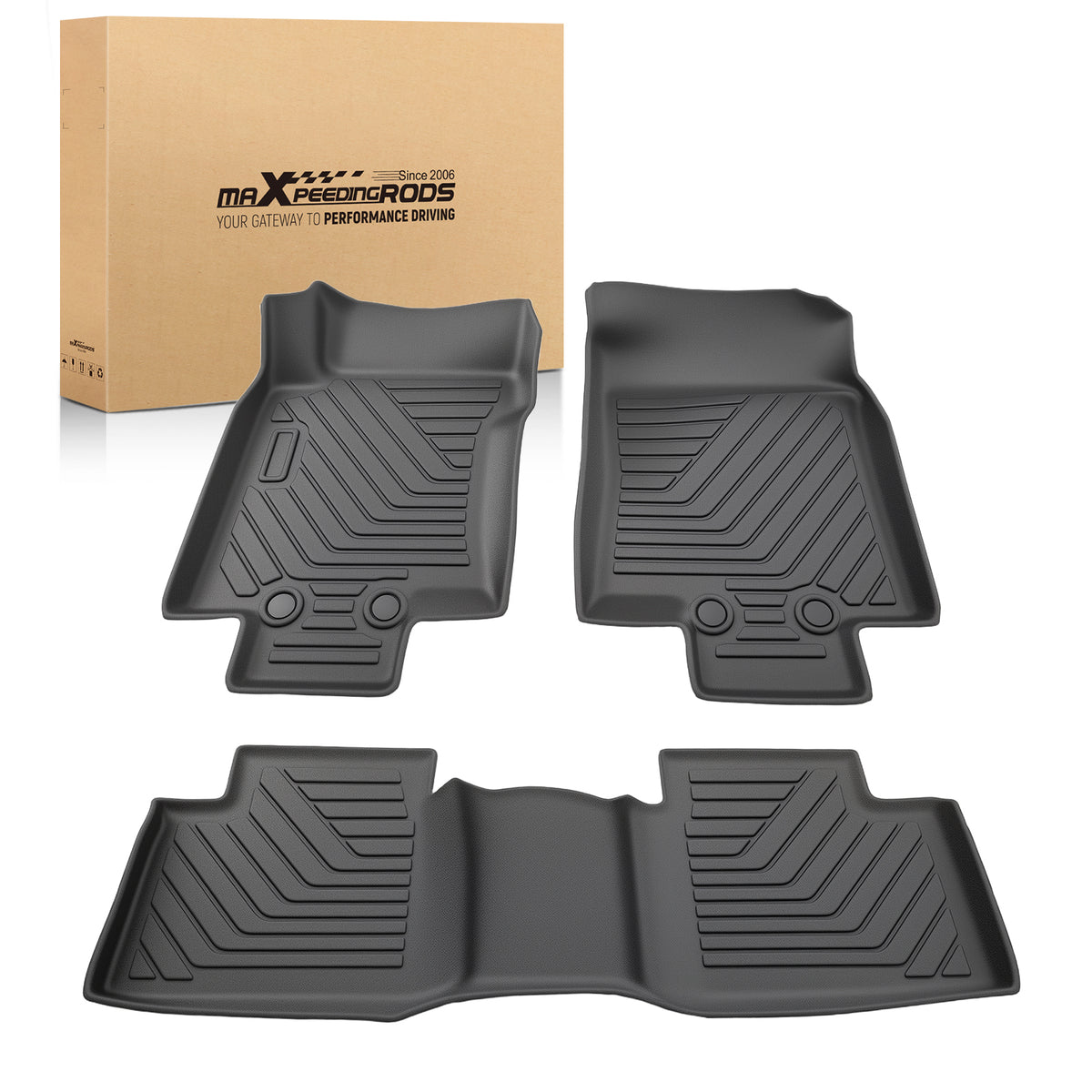 All  Weather Car Floor Mats compatible For Nissan Rogue 14-2020  TPE Floor Liners Car Carpet