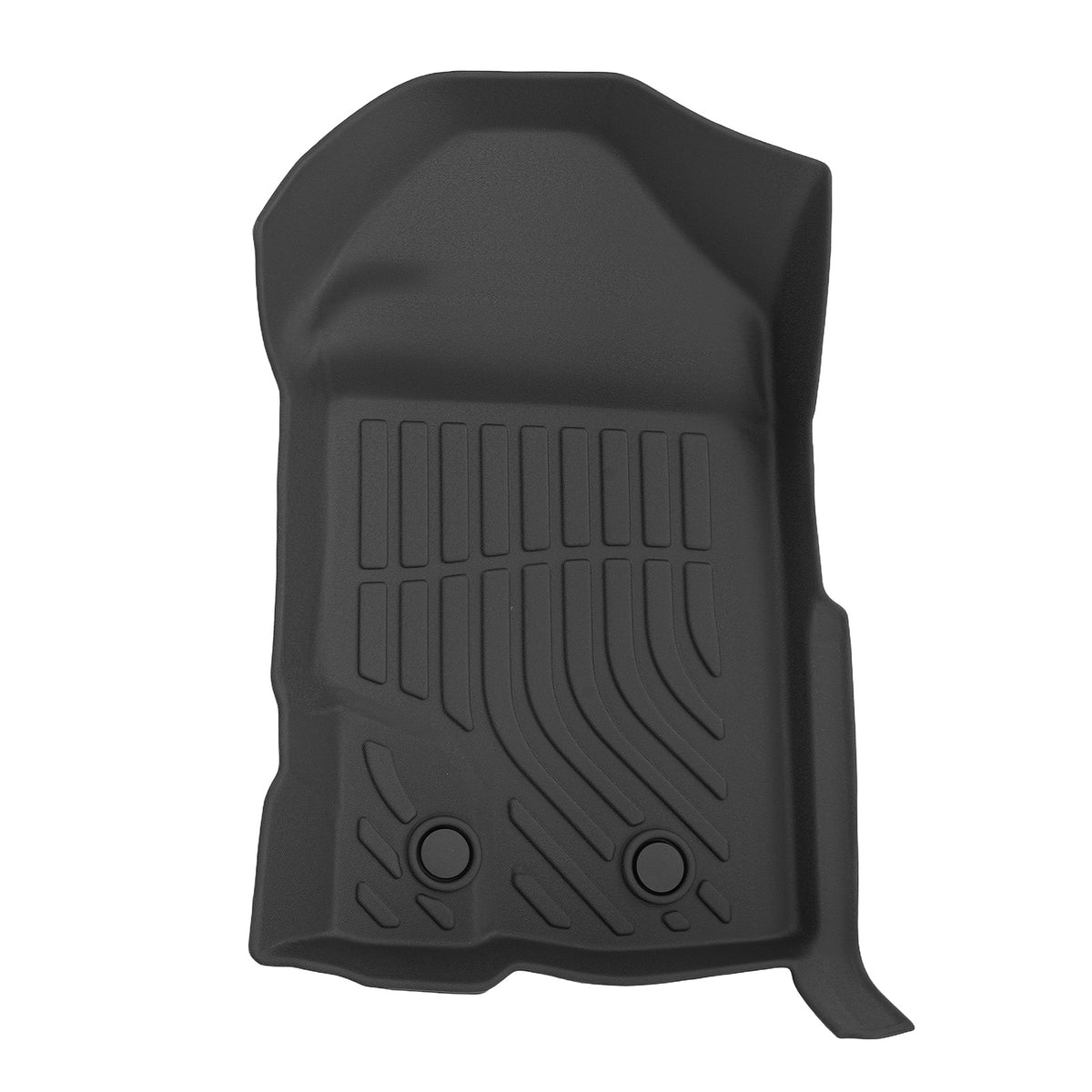All  Weather Black Floor Mats compatible For Ford Ranger SuperCrew Cab 2019-2023 Car Carpet