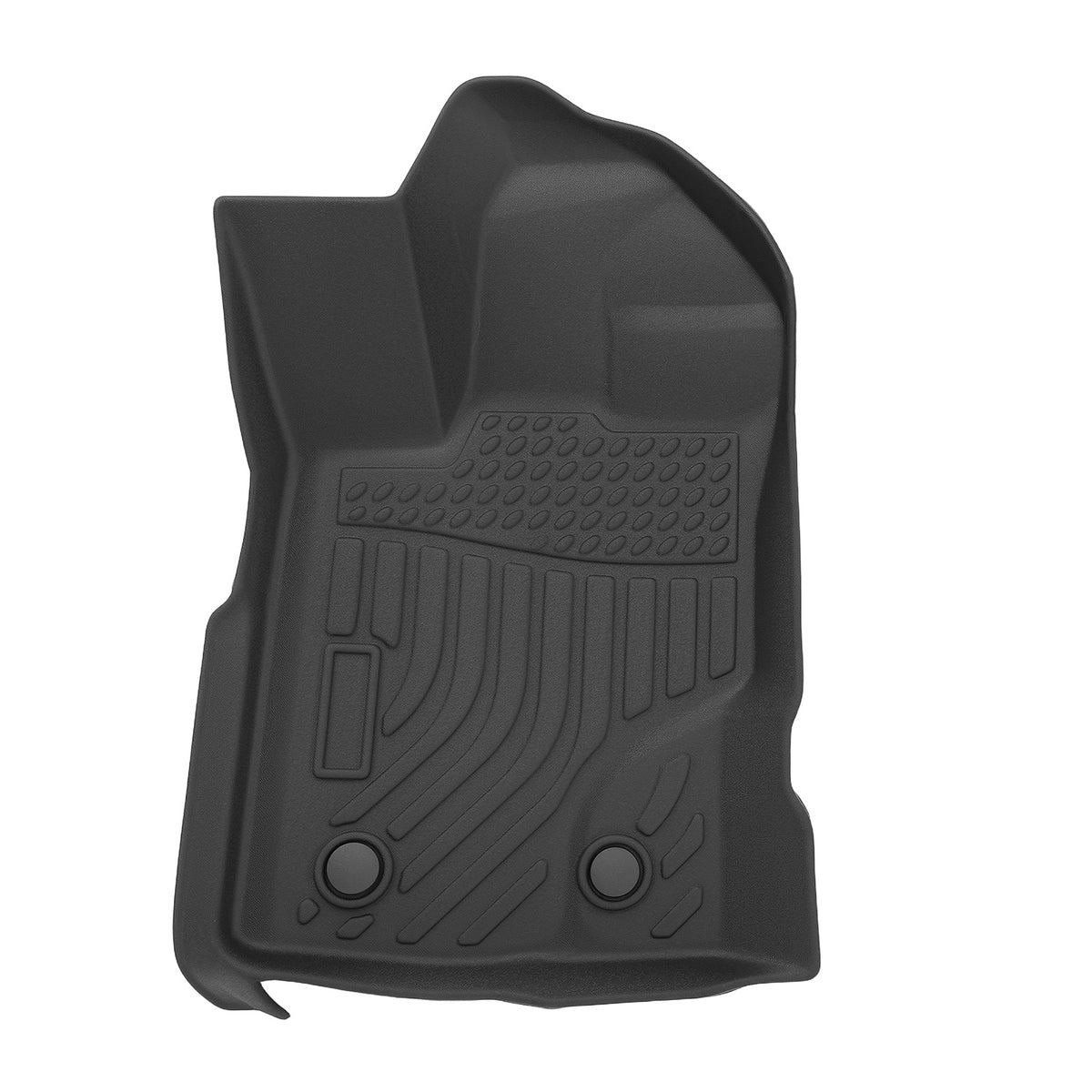 All  Weather Black Floor Mats compatible For Ford Ranger SuperCrew Cab 2019-2023 Car Carpet