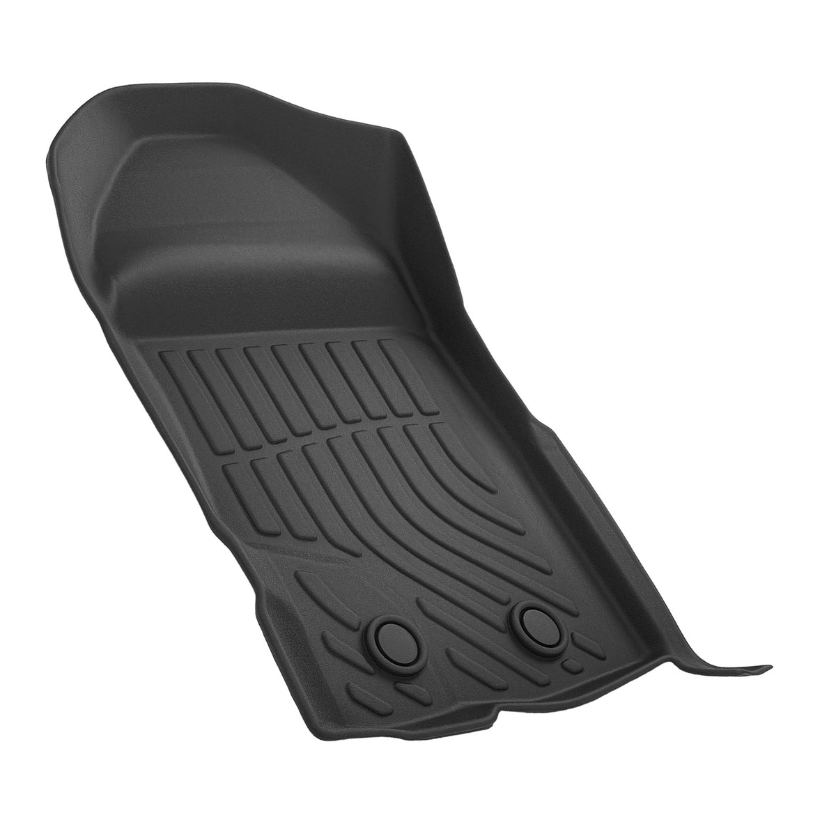 All  Weather Black Floor Mats compatible For Ford Ranger SuperCrew Cab 2019-2023 Car Carpet
