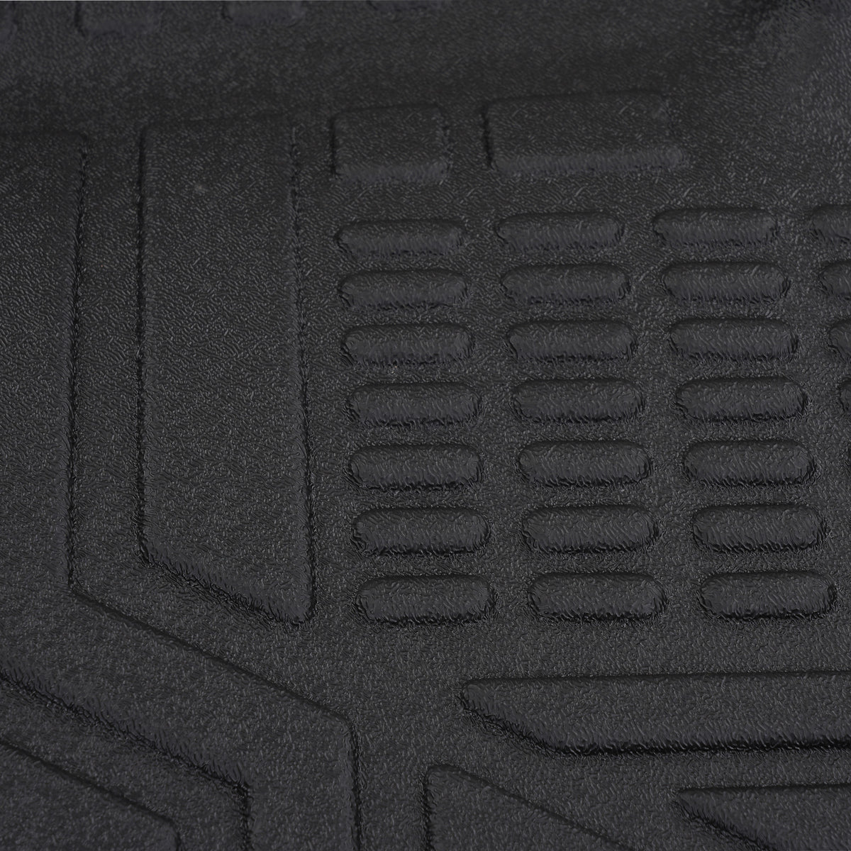 All- Weather Floor Mats compatible For Hyundai Santa Fe 2019-2020  TPE Rubber Floor Liners