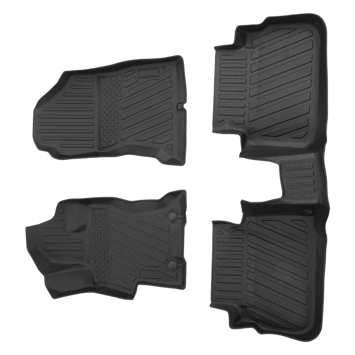 Carpet Floor Mats compatible For Subaru Crosstrek/Impreza 2017-2023 TPE Black Custom Fit