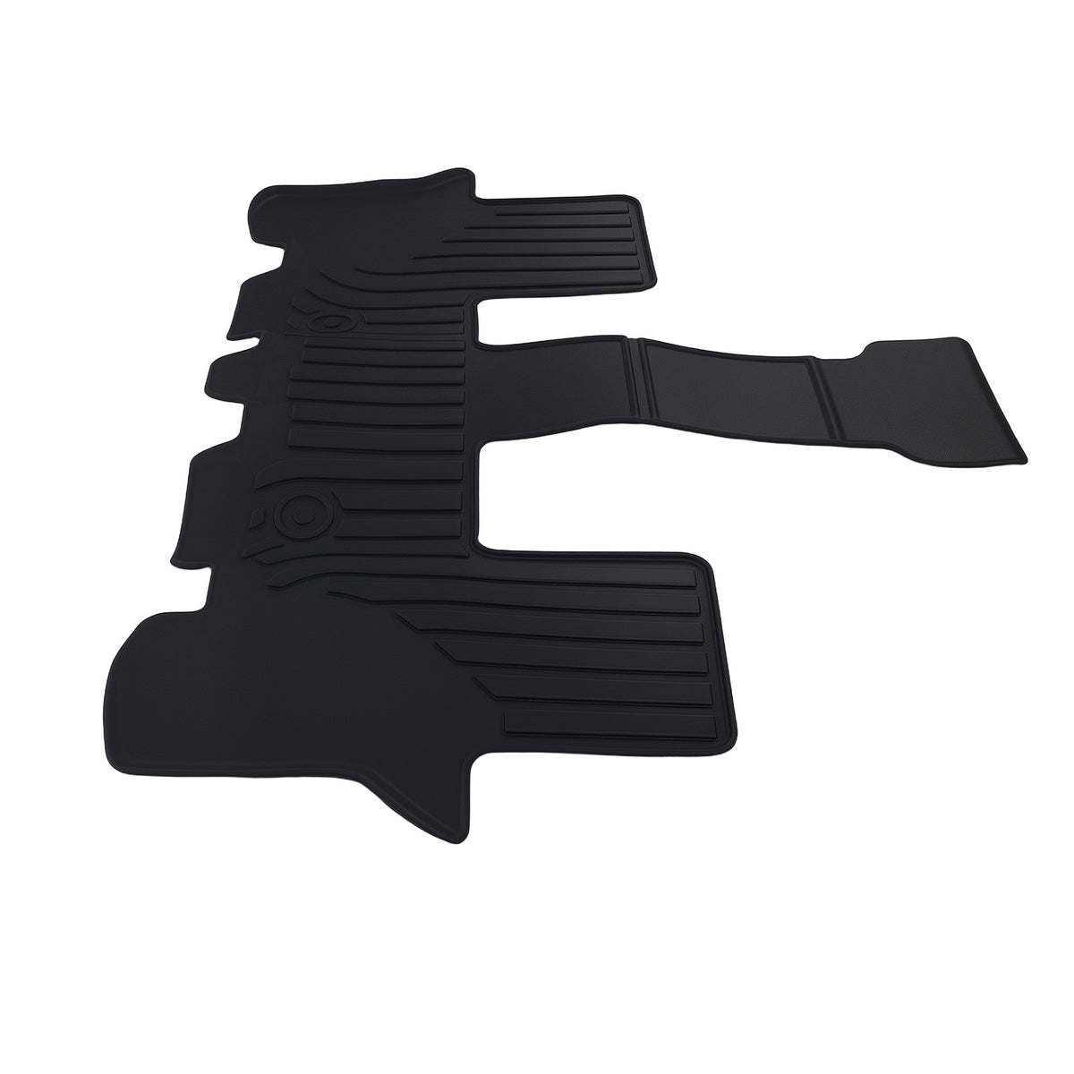 All  Weather Floor Mats compatible For Kia Sorento 7 compatible For Seat 2021-2024 Black TPE Car Carpet