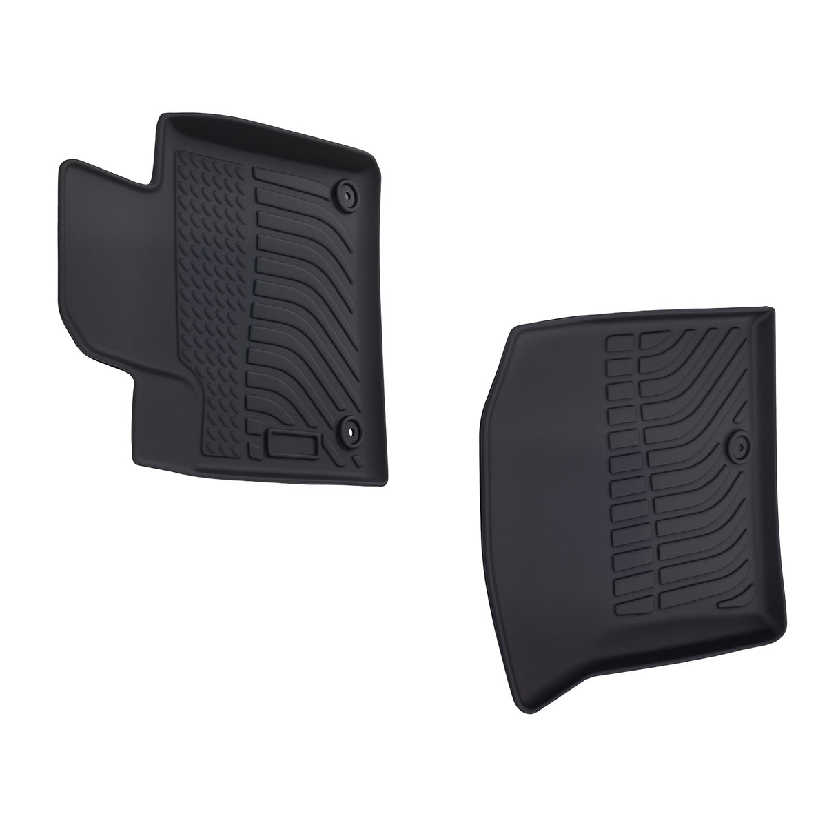 All  Weather Floor Mats compatible For Kia Sorento 7 compatible For Seat 2021-2024 Black TPE Car Carpet