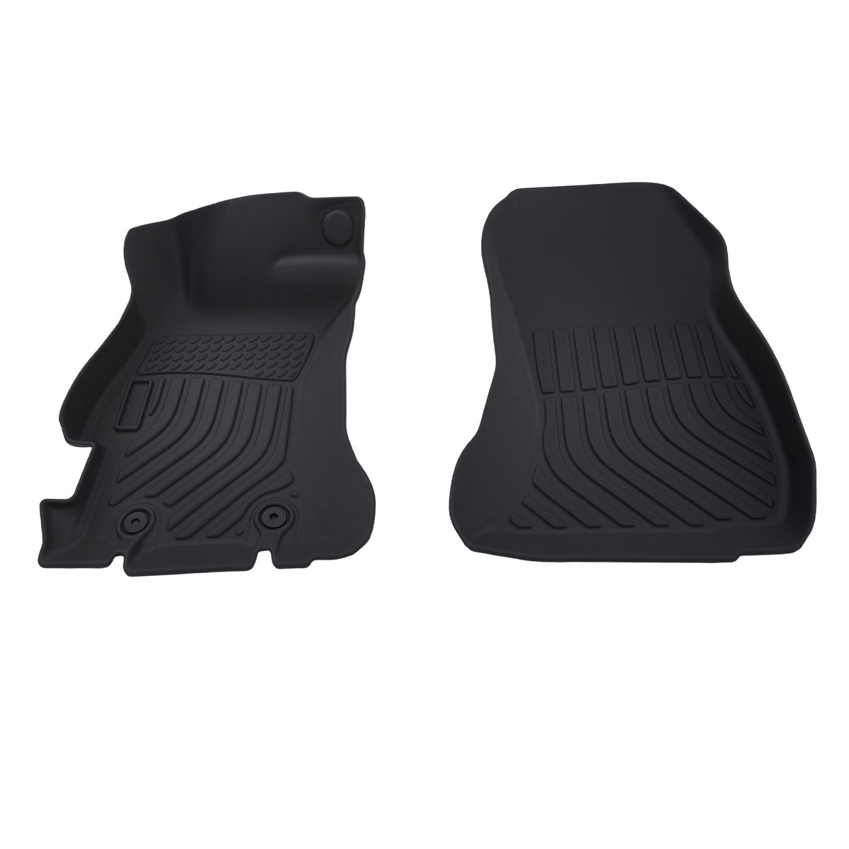 All- Weather Carpet Floor Mats compatible For Subaru WRX 2015-2021  Black TPE Anti-Slip